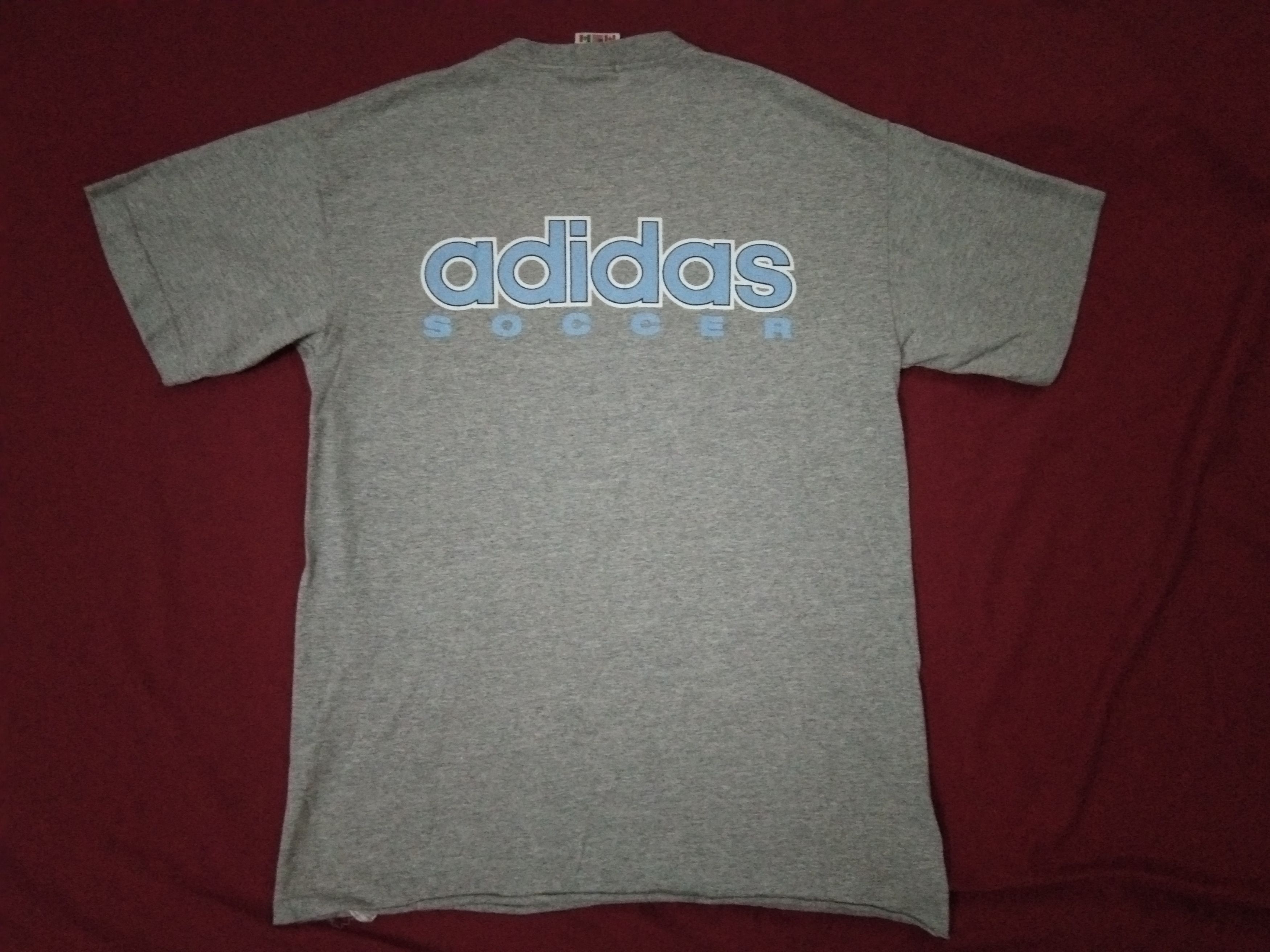 Adidas × Vintage VTG Adidas Soccert shirt University North Carolina UNC Size US M / EU 48-50 / 2 - 3 Thumbnail