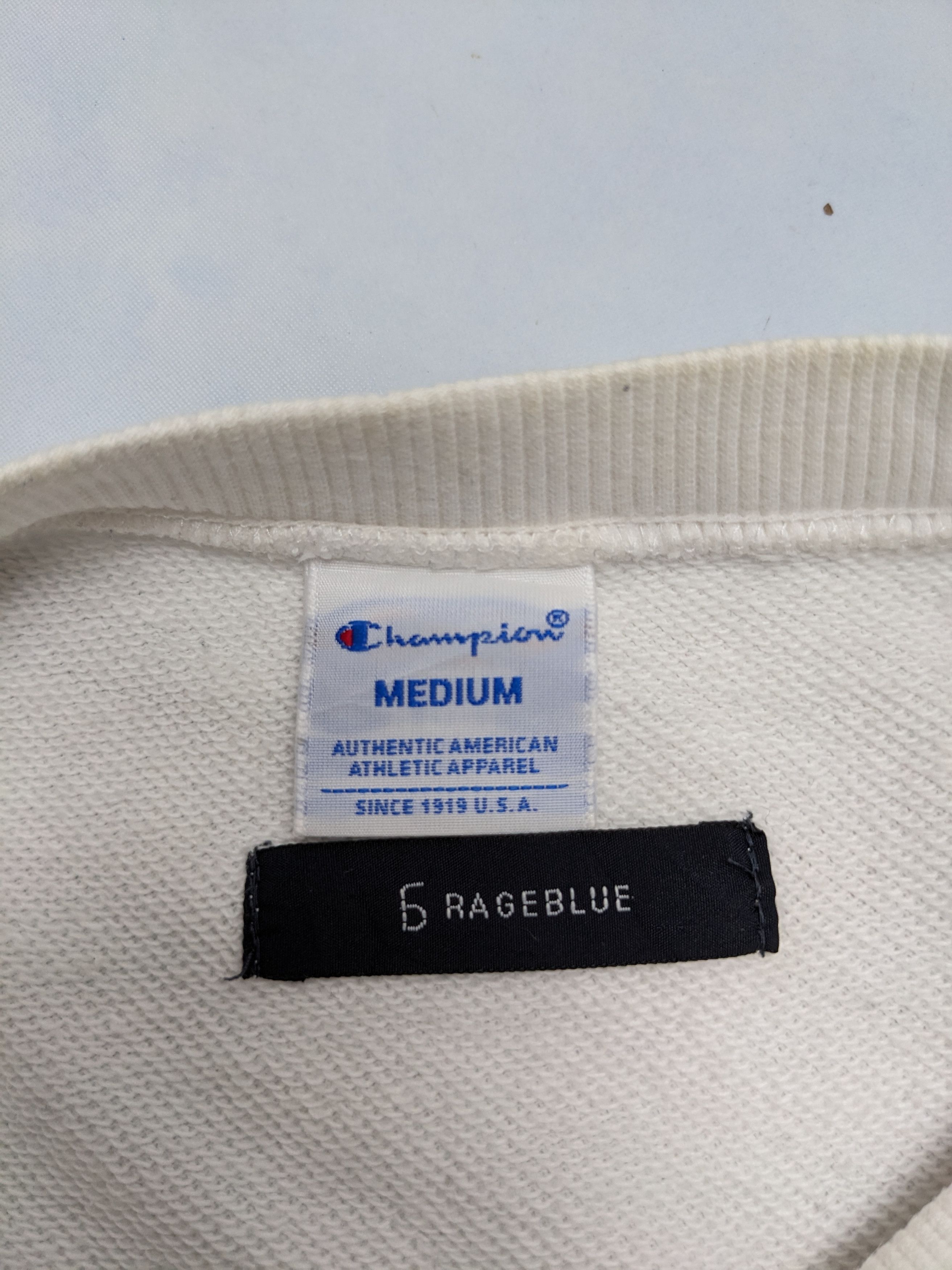 Champion × RAGEBLUE CHAMPION X RAGEBLUE STREETWEAR SWEATSHIRT Size US M / EU 48-50 / 2 - 6 Thumbnail