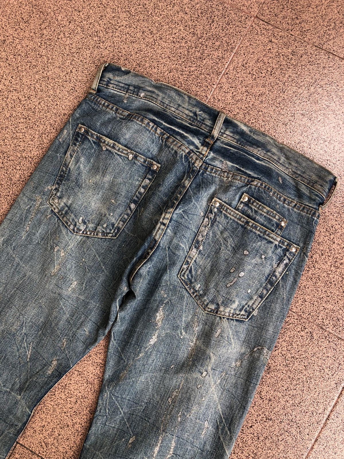 Japanese Brand Ando flared fading bootcut jeans Size US 32 / EU 48 - 8 Thumbnail