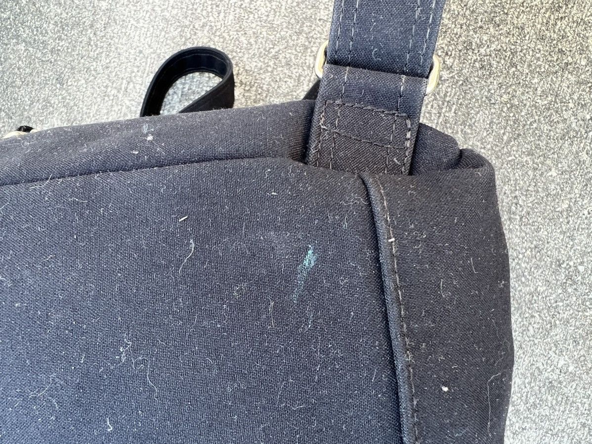 Yohji Yamamoto VTG Yohji Yamamoto Y’saccs + Pour Homme Black Backpack Bag Size ONE SIZE - 12 Thumbnail