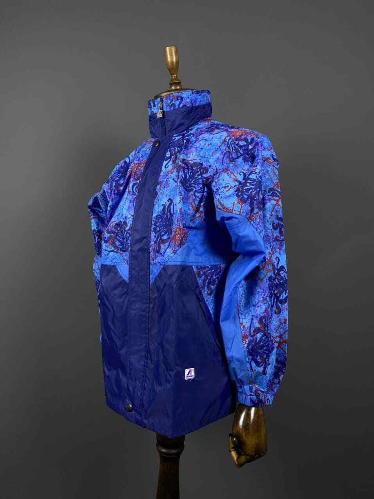 K-Way K.WAY PLUS Blue Zip Up Waterproof Nylon Jacket Size M Size US M / EU 48-50 / 2 - 1 Thumbnail