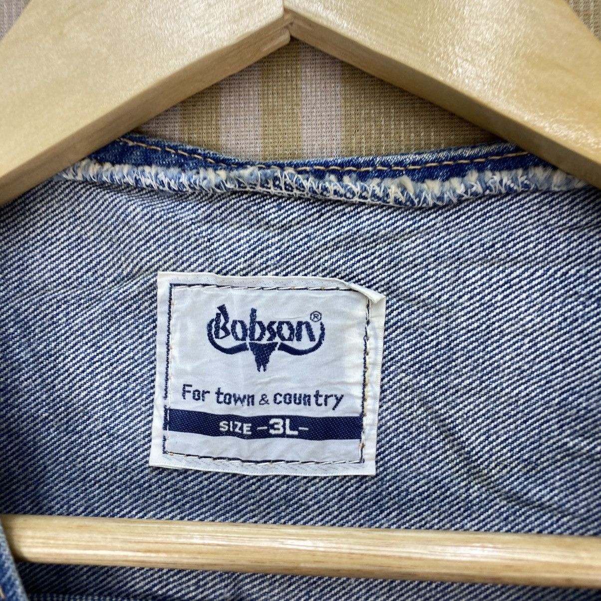 Vintage 🫶Vintage Bobson Denim Vest Jacket Size US M / EU 48-50 / 2 - 8 Thumbnail