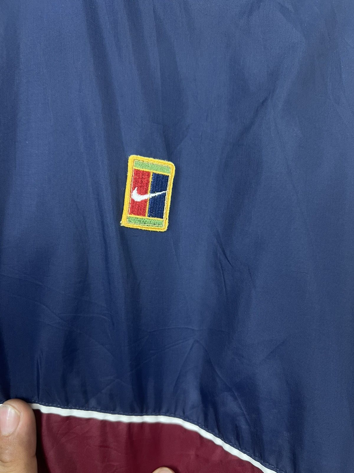 Nike Vintage 90s Nike Court Half-Zip Windbreaker Anorak Size US L / EU 52-54 / 3 - 8 Thumbnail