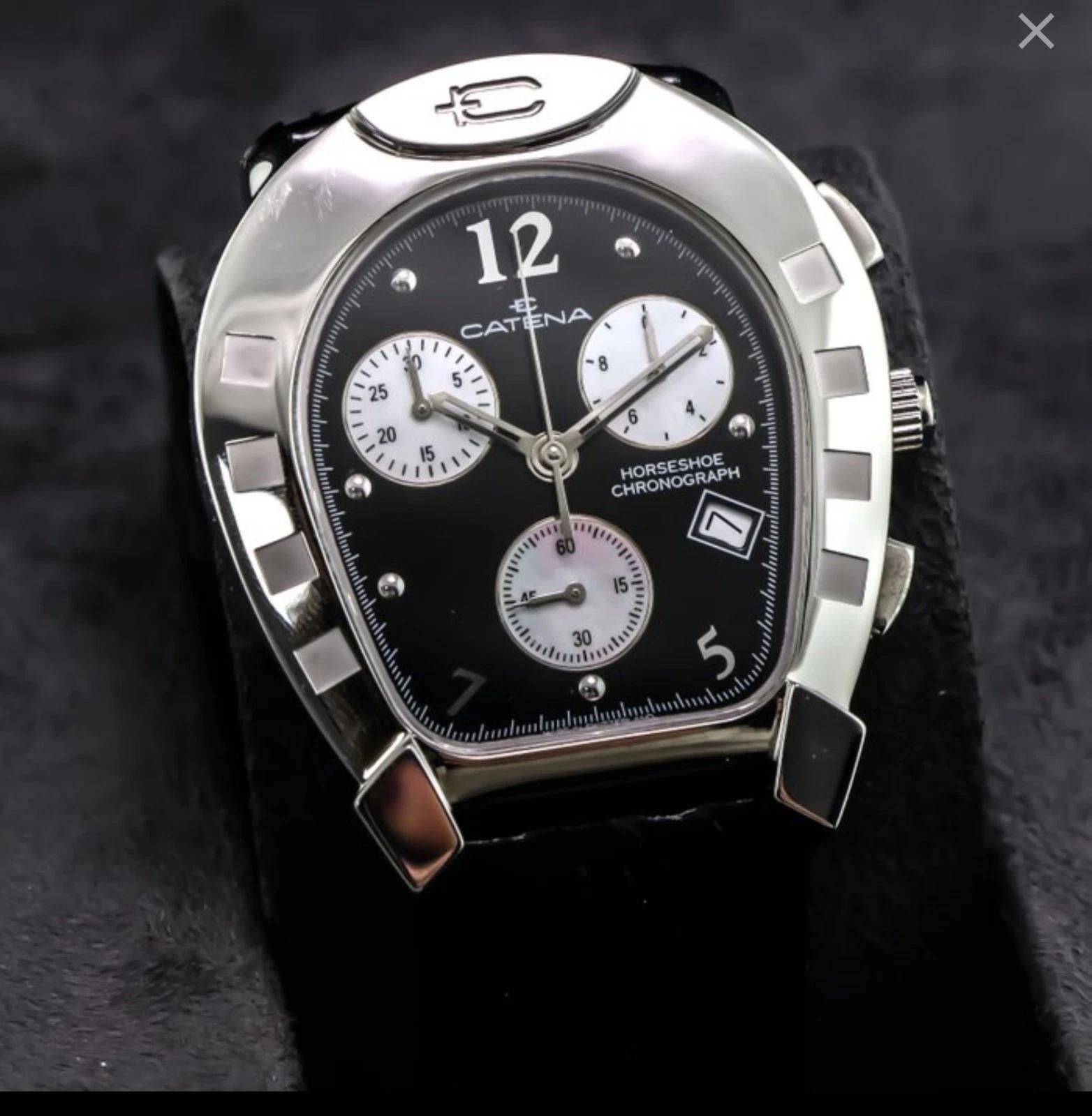 Other Catena Swiss Chronograph Watch St Steel 37mm Quartz 3ATM Size ONE SIZE - 7 Thumbnail