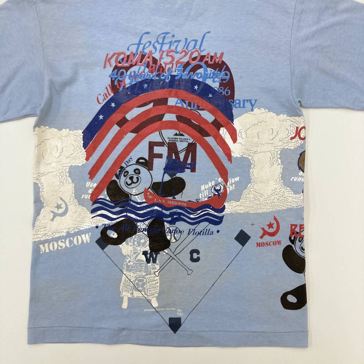 Vintage Vintage postwar era screen print shirt Size US M / EU 48-50 / 2 - 5 Thumbnail