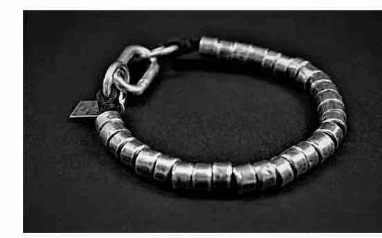Goti Goti J.Mak aged beaded horsehide bracelet XS/S/M/L Size ONE SIZE - 1 Thumbnail
