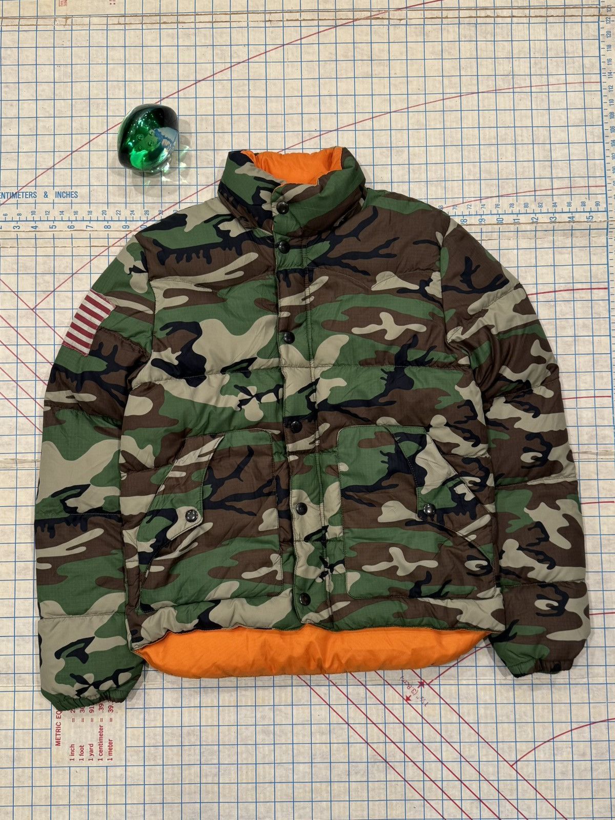 Denim & Supply Ralph Lauren Denim & Supply Ralph Lauren Camo Puffer Jacket Size Small Size US S / EU 44-46 / 1 - 1 Thumbnail