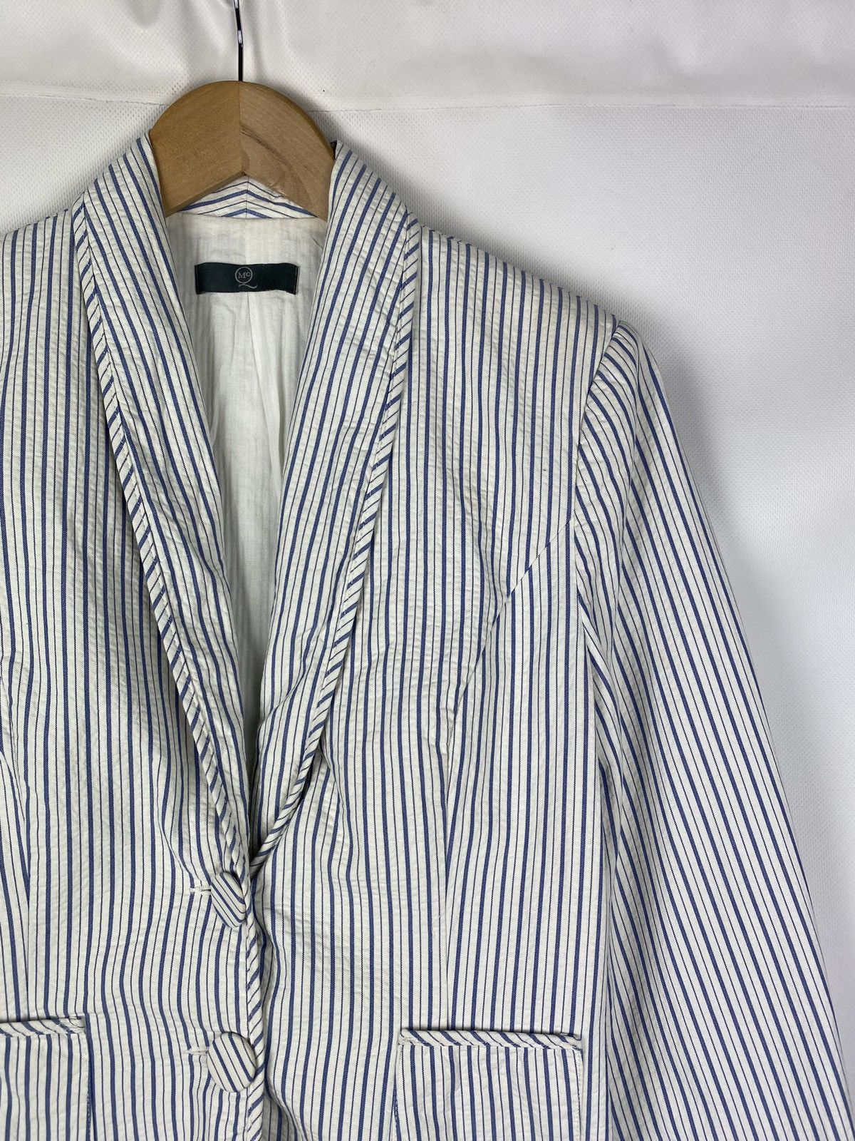Alexander McQueen × MCQ Mcq Alexander McQueen ladies striped blazer jacket size 44 Size M / US 6-8 / IT 42-44 - 5 Thumbnail
