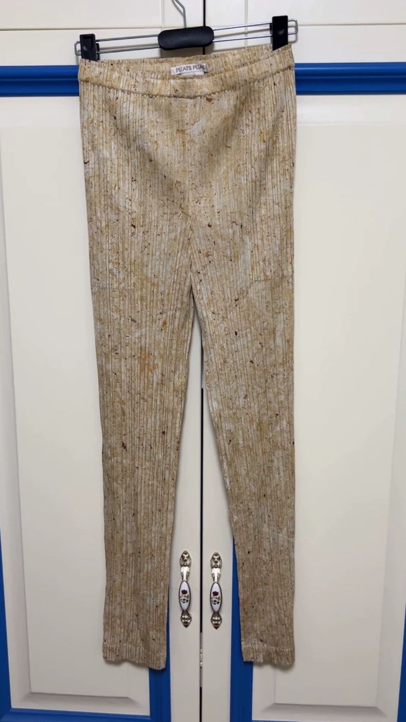 Issey Miyake Issey Miyake size:2 Marble-patterned pleated pants Size 42" / US 20 - 1 Thumbnail