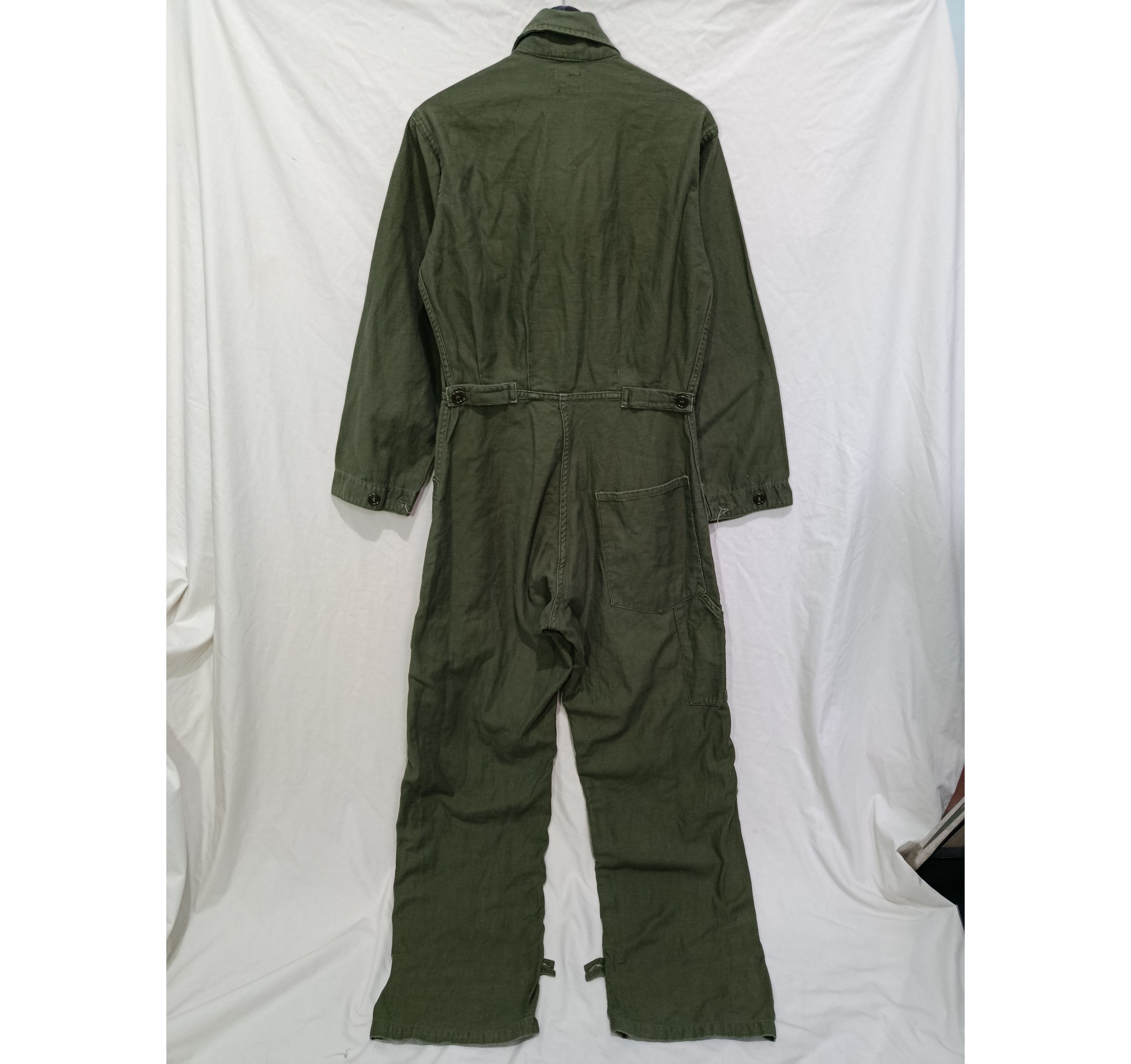Vintage Vintage 60s US Army OG-107 coverall jumpsuit Size US 30 / EU 46 - 2 Thumbnail