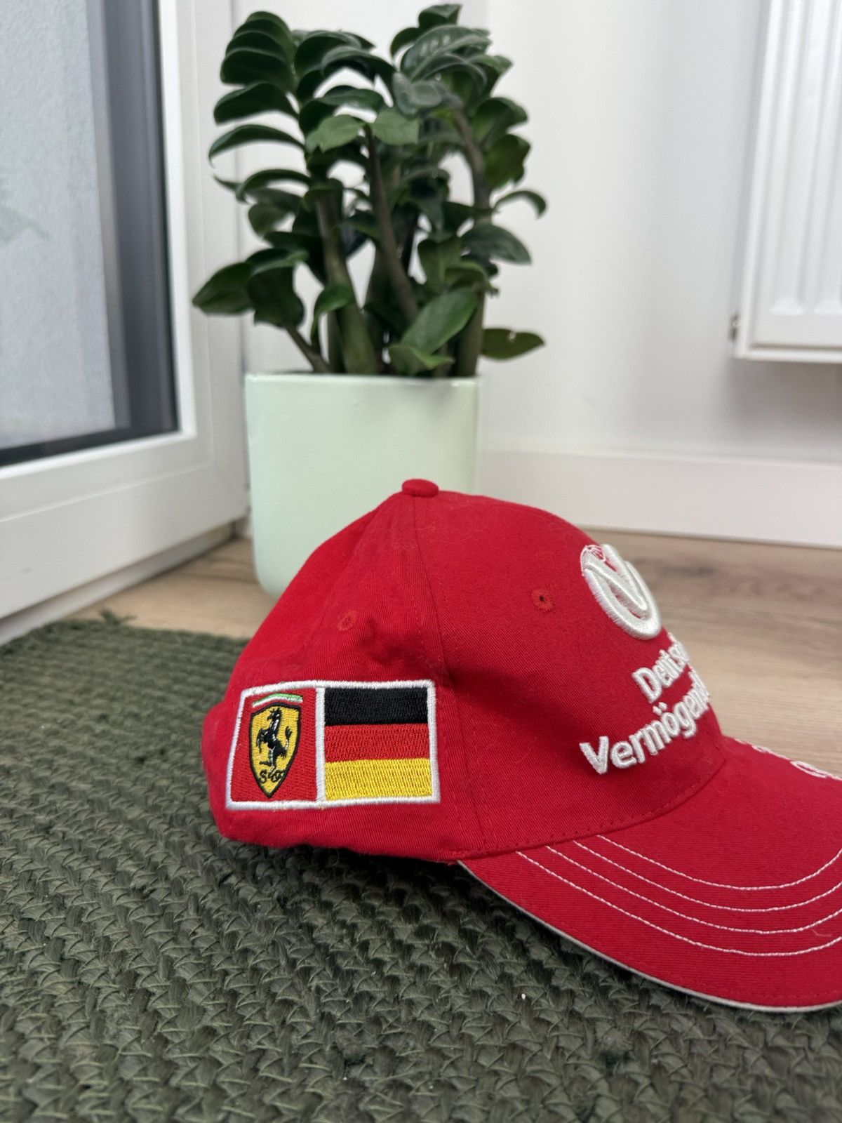 Ferrari 2006 F1 World Champion Michael Schumacher Ferrari Cap Size ONE SIZE - 3 Thumbnail