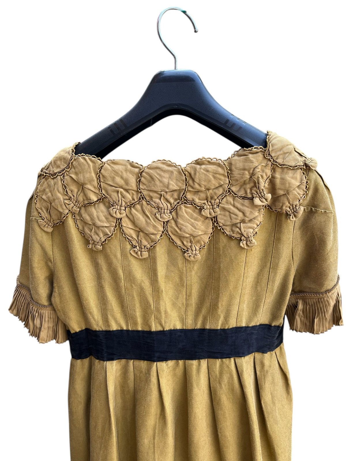 Undercover 2007 Undercover Gold Silk Mini Skull Detail Dress Size M / US 6-8 / IT 42-44 - 5 Thumbnail