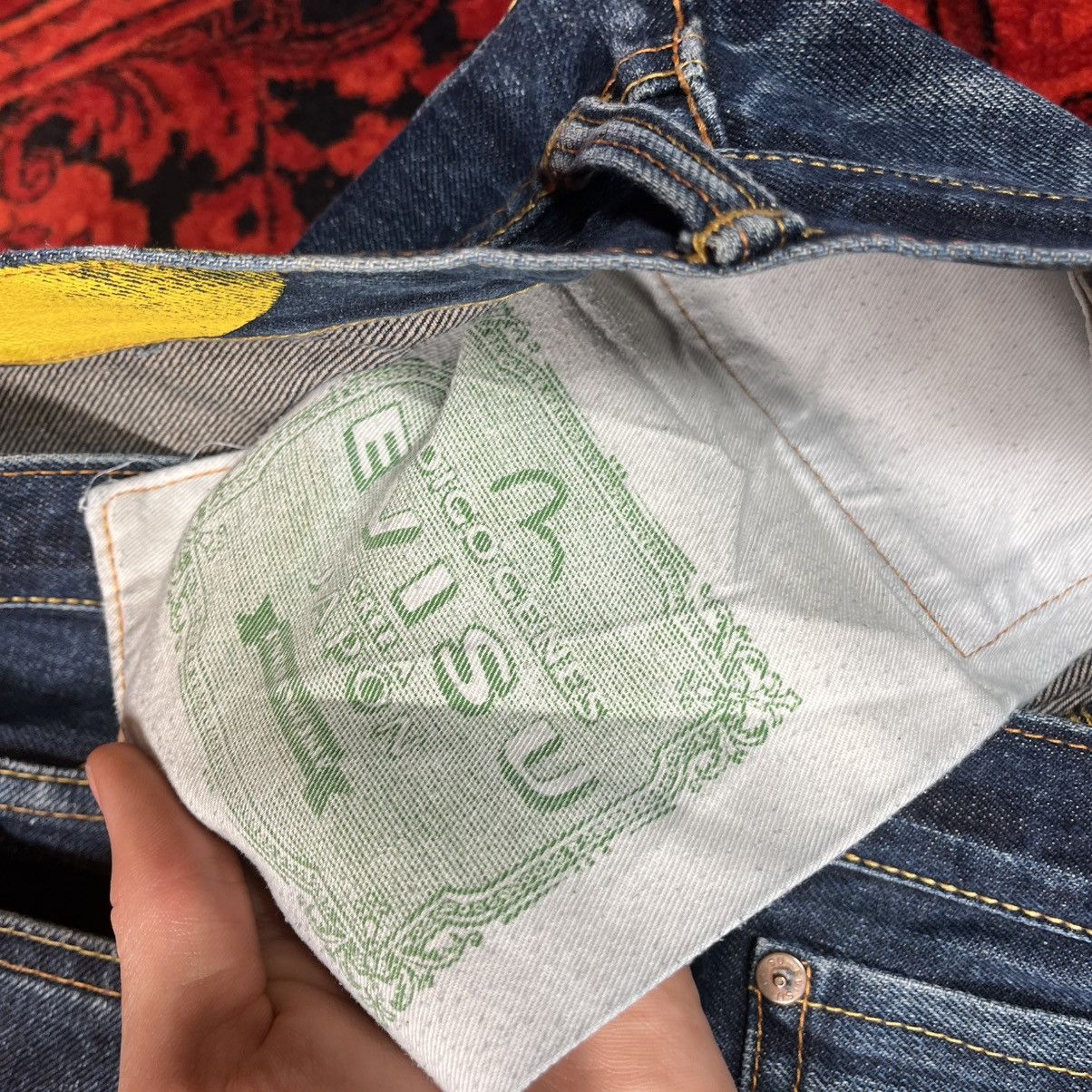 Evisu EVISU Jeans Japan Tukimi Tsukimi Special Rabbit Moon Print Size US 31 - 17 Thumbnail