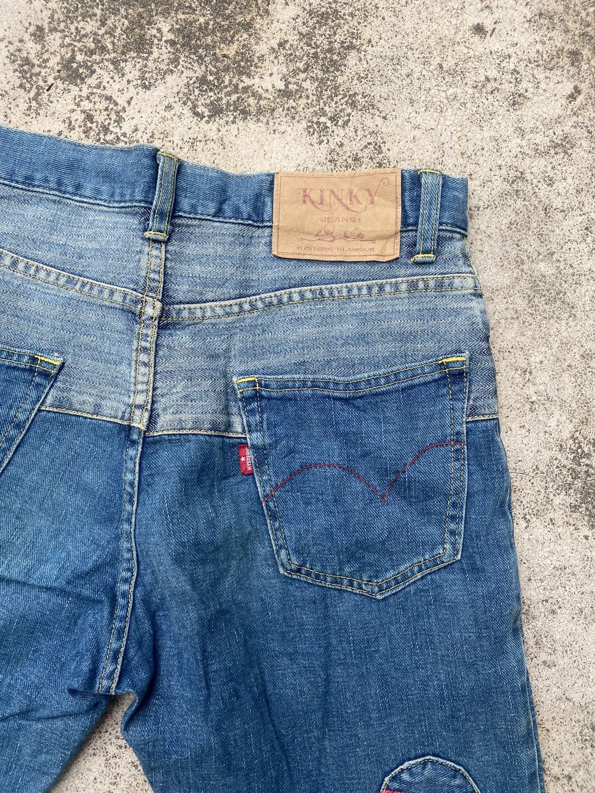 Hysteric Glamour × Japanese Brand Flare Jeans Hysteric Glamour Hagi Patches Bootcut Size US 28 / EU 44 - 20 Thumbnail
