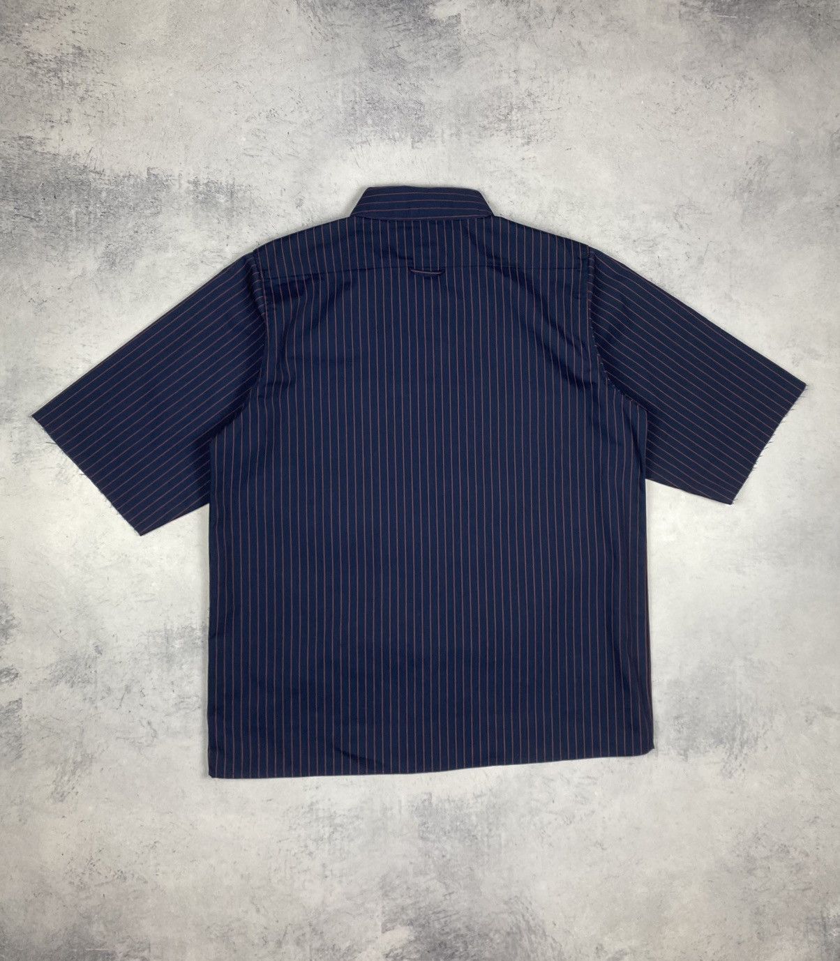 Independent Truck Co. Independent Striped Work Button Up Shorts Sleeves Shirt Size US L / EU 52-54 / 3 - 7 Thumbnail