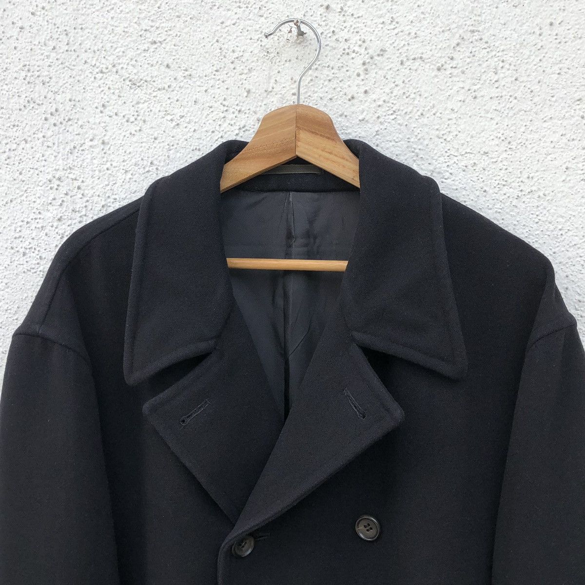 Comme des Garcons VTG 1988 COMME des GARÇONS Homme Long Peacoat Jacket Size US M / EU 48-50 / 2 - 5 Thumbnail