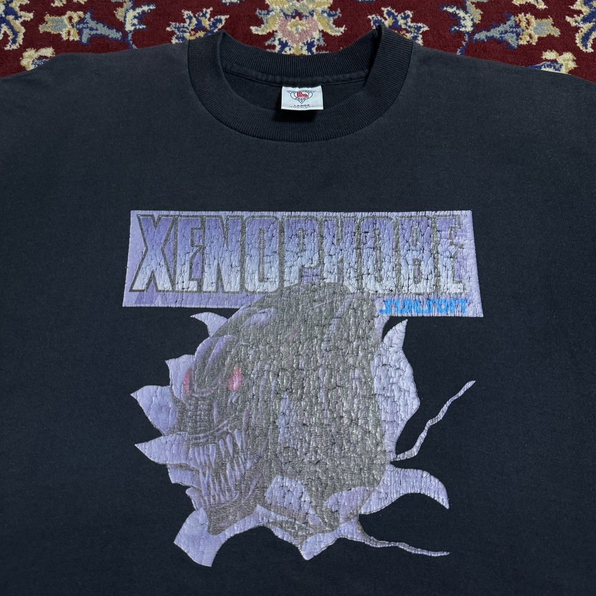 The Game Vintage 1987 Xenophobe Sunsoft video game promo t-shirt 80s Size US L / EU 52-54 / 3 - 1 Thumbnail