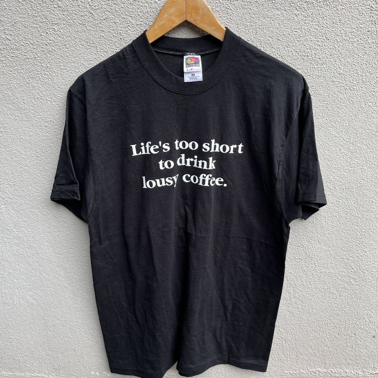 Vintage Vintage 90s DUNKIN DONUTS promo tee coffee Size US M / EU 48-50 / 2 - 2 Thumbnail