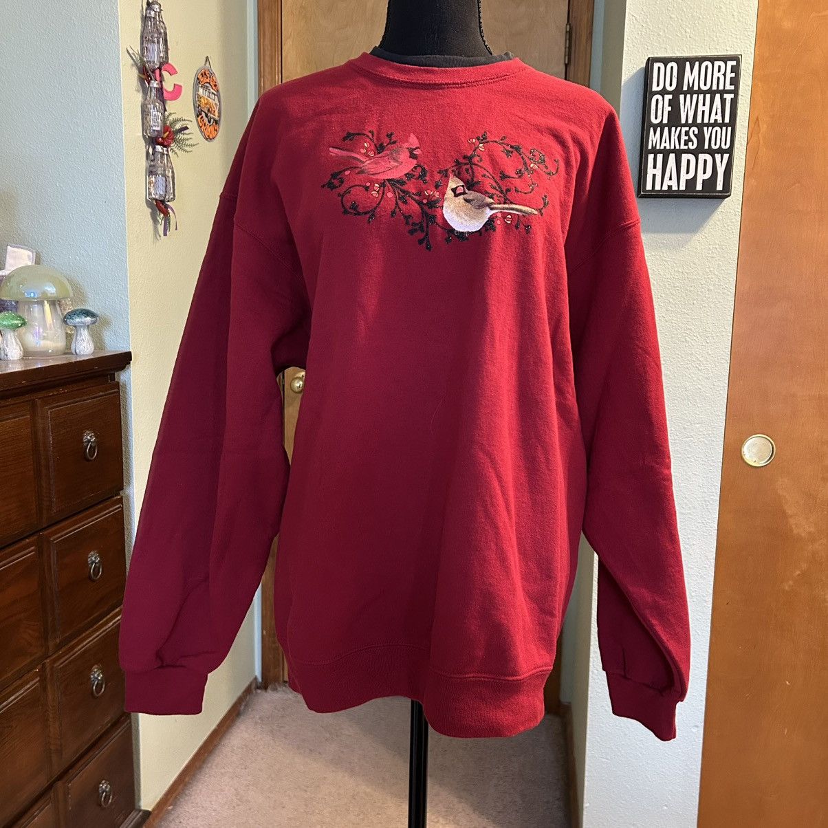 Jerzees Jerzees vintage cardinal red LS pullover sweatshirt XL Size XL / US 12-14 / IT 48-50 - 1 Thumbnail