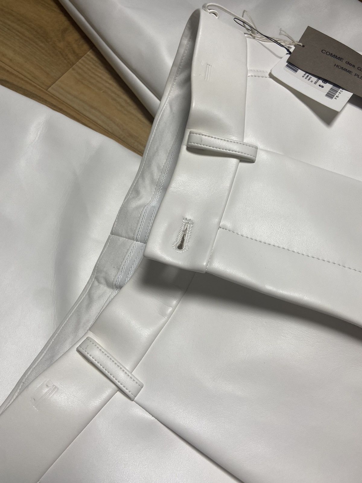 Comme des Garcons Bnwt S Comme des garcons Homme Plus vegan leather pants Size US 30 / EU 46 - 5 Thumbnail