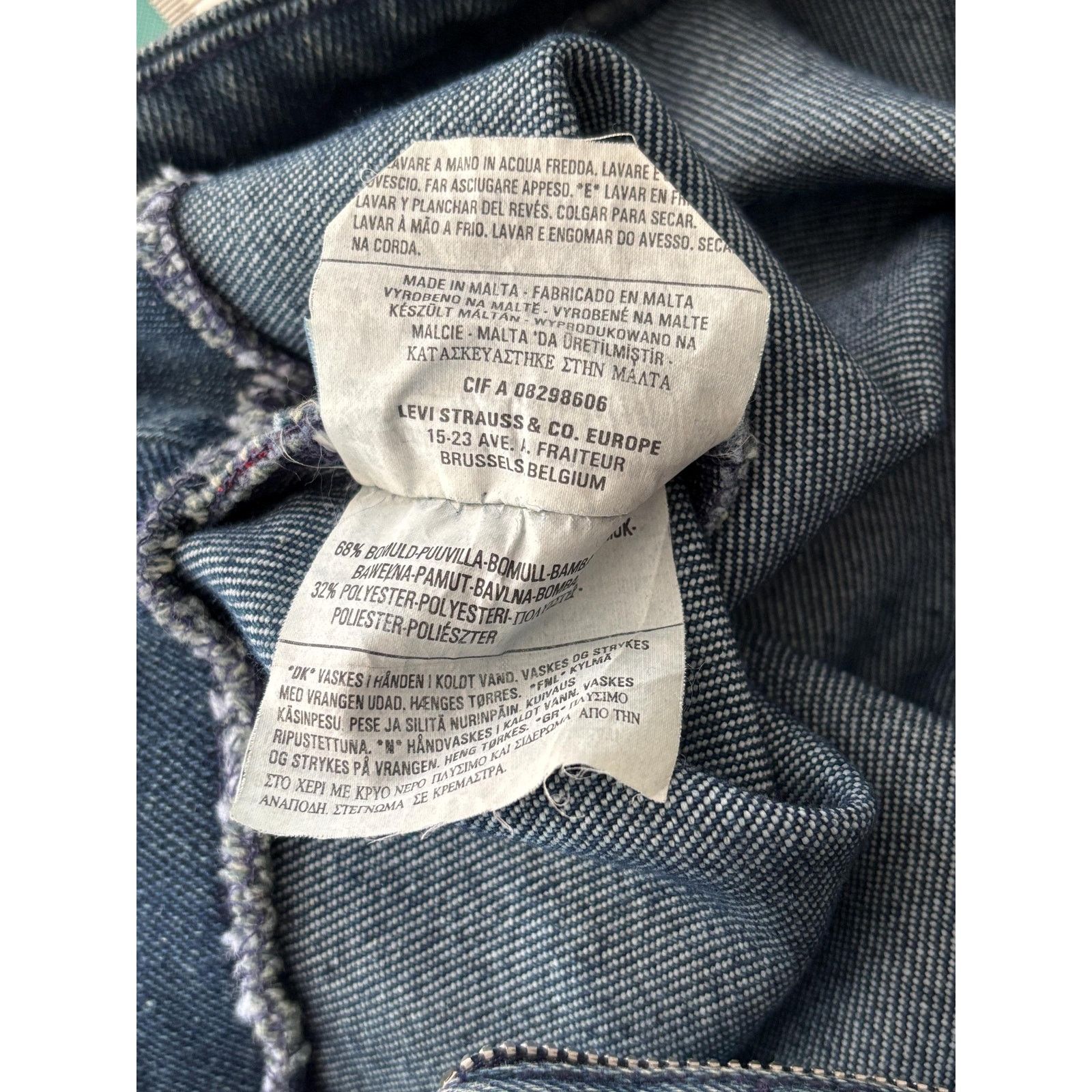 Japanese Brand × Levi's × Levi's Vintage Clothing Levi's W28 Jeans Rhinestone Side Rare Archive Deadstock Y2K Size US 28 / EU 44 - 10 Thumbnail