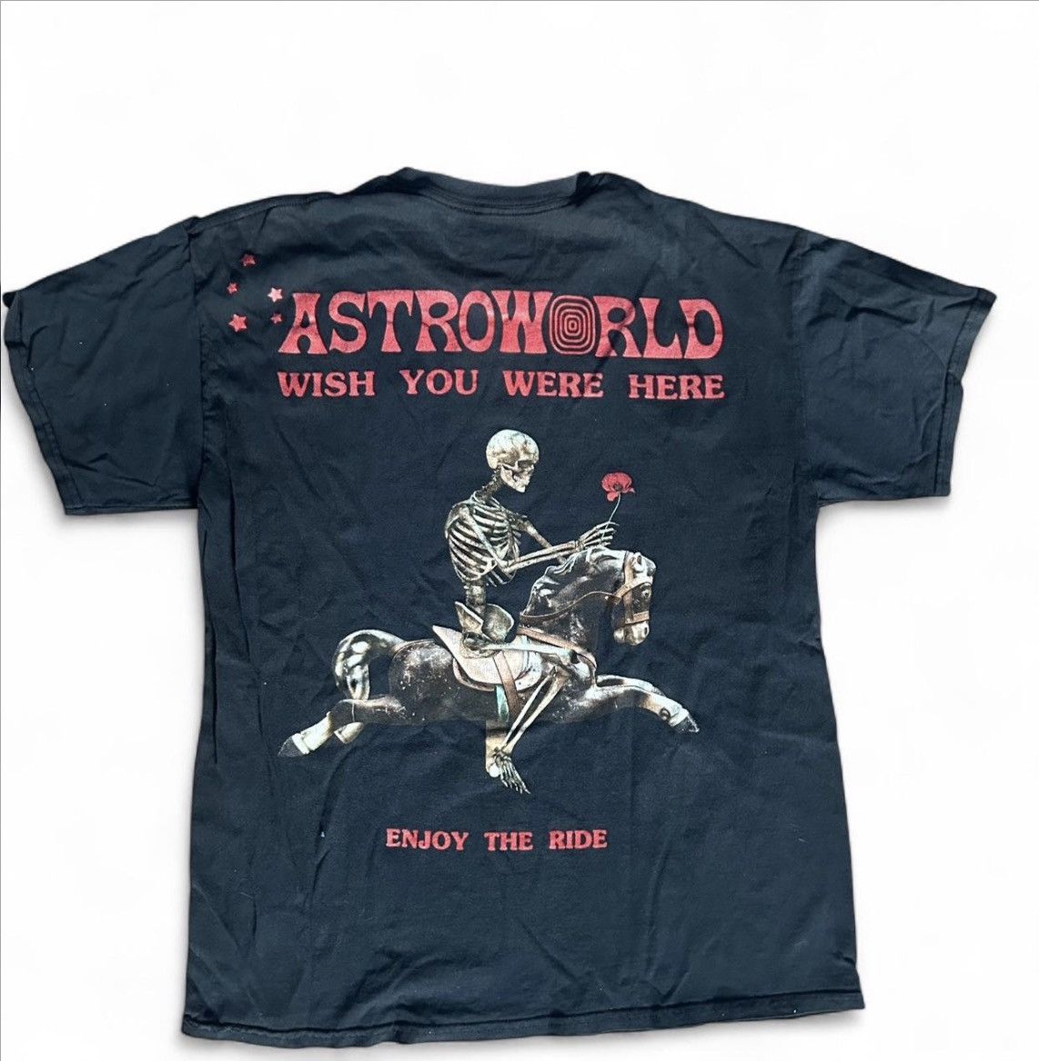 Travis Scott Travis Scott Astroworld 2018 Tour Tee Size US L / EU 52-54 / 3 - 3 Thumbnail
