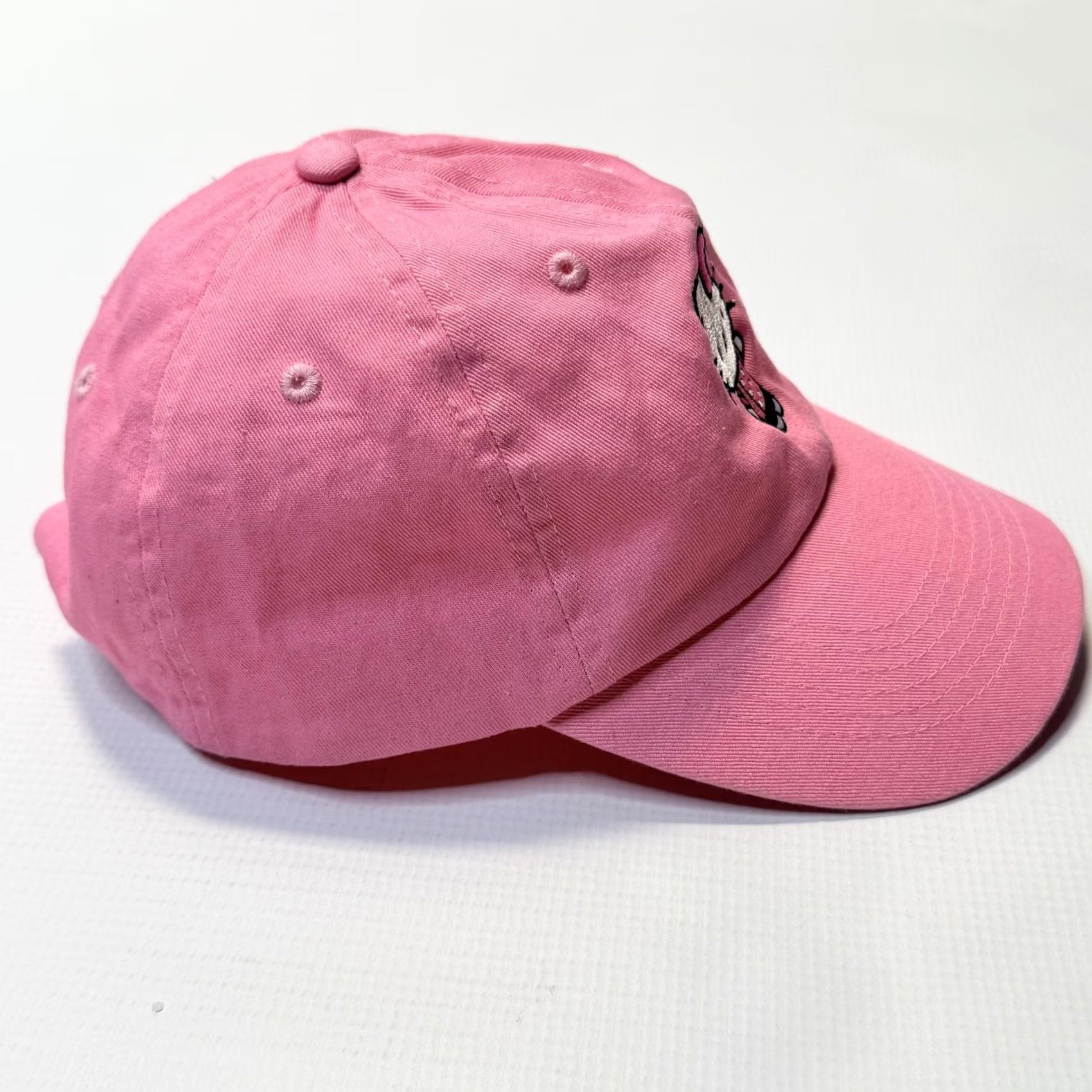 Vintage Hello Kitty Cafe Hat Cap Baseball Strap Back Pink Embroidered Womens Size ONE SIZE - 2 Thumbnail
