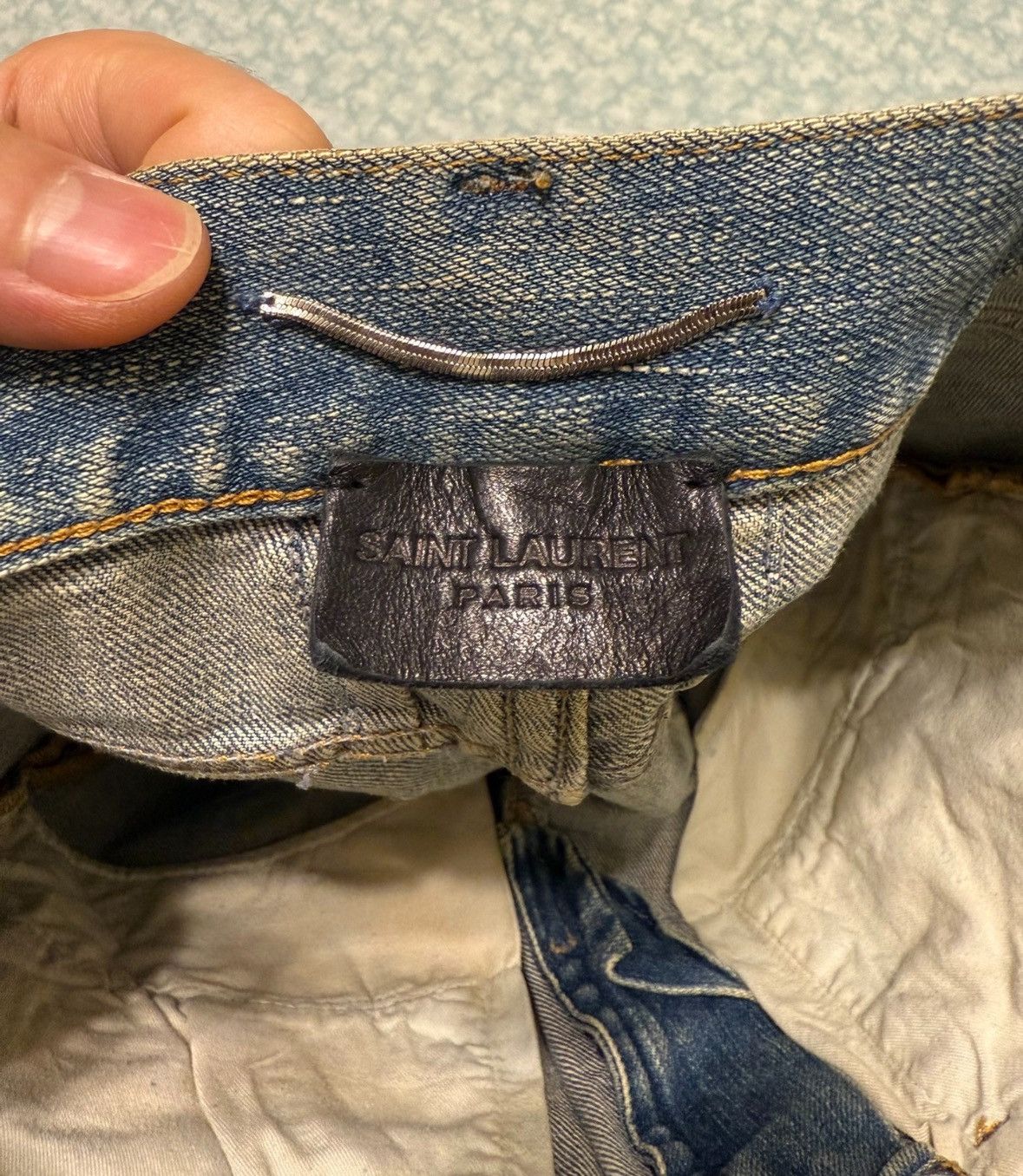 Saint Laurent Paris Saint Laurent 7-hole ripped jeans-2507 Size US 28 / EU 44 - 5 Thumbnail