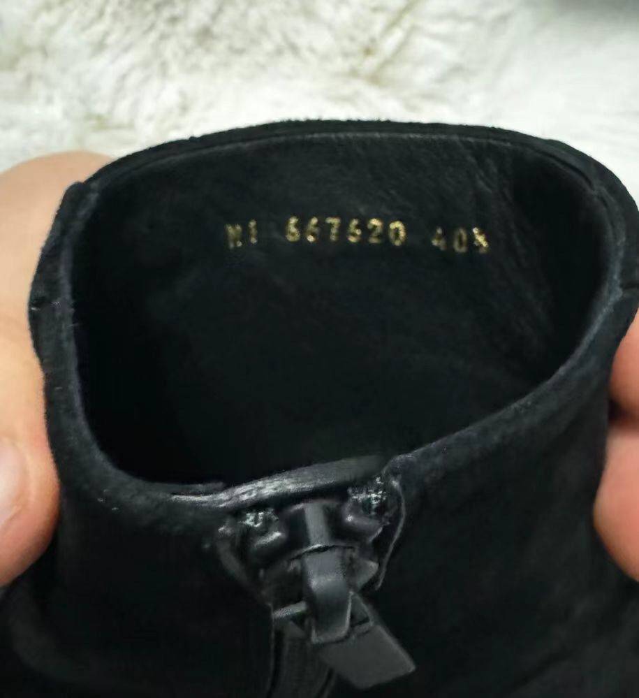 Saint Laurent Suede Chelsea Boots