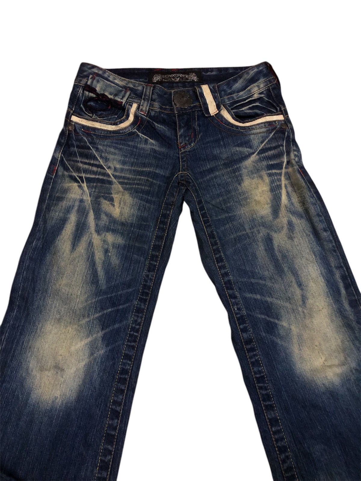Designer × Japanese Brand × Vintage Vintage Japanese Brand Red Pepper Denim Jeans Size US 30 / EU 46 - 23 Thumbnail