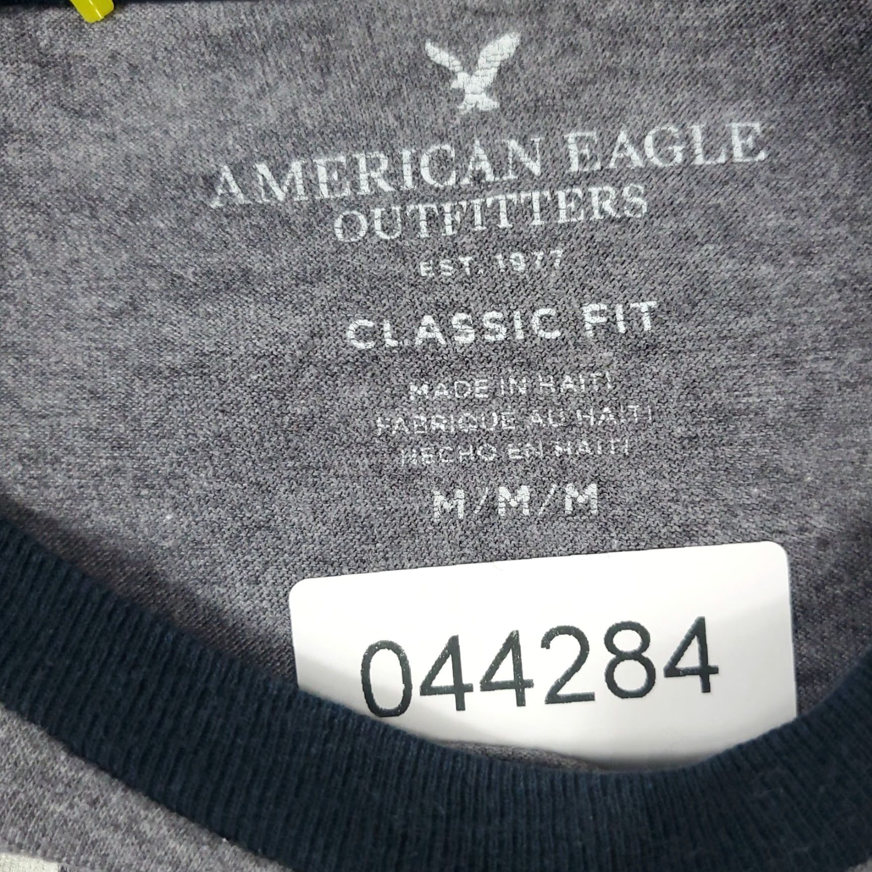 American Eagle Outfitters American Eagle T Shirt Mens Short Sleeve Gray Casual Medium Adult Size US M / EU 48-50 / 2 - 7 Thumbnail