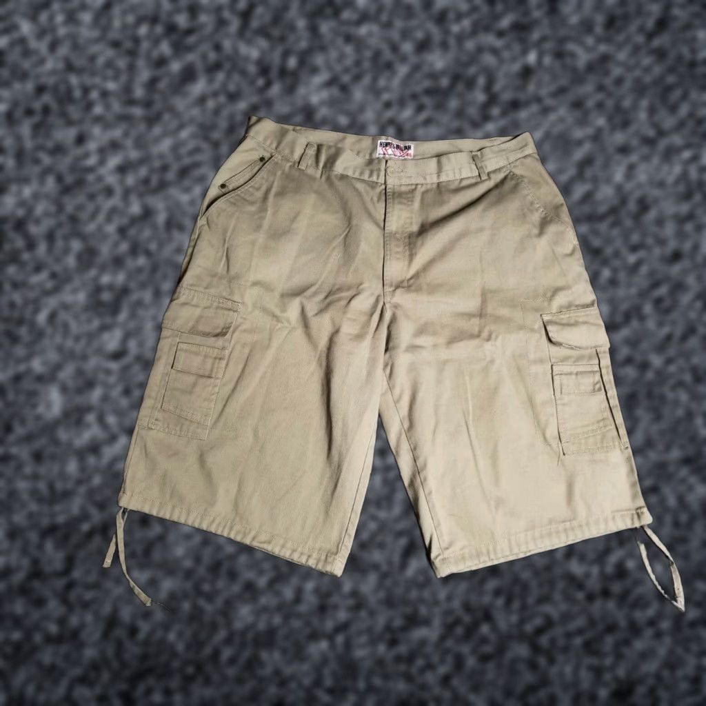 Etro VINTAGE Cargo Shorts Mens Size 40 Khaki Leg Tie Skater Retro Mens Size US 40 / EU 56 - 1 Thumbnail