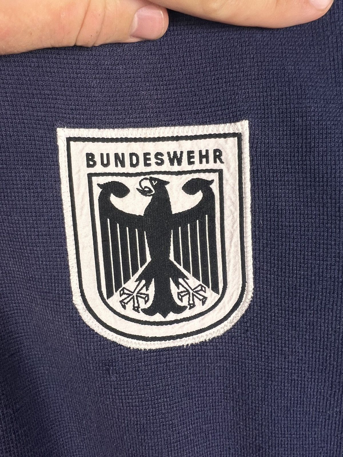 Vintage Vintage 80s Bundeswehr Germany Army Track Top Jacket Size US L / EU 52-54 / 3 - 7 Thumbnail