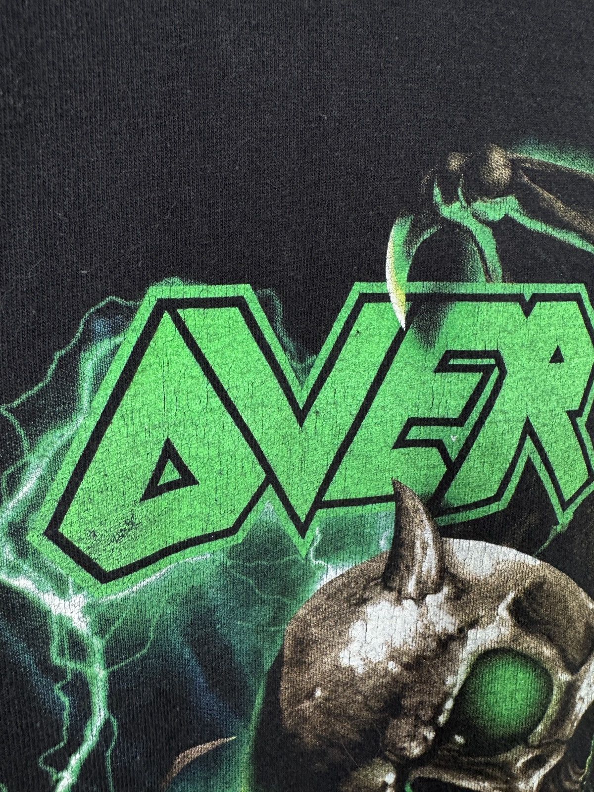 Vintage Overkill The Electric Age Tour Vintage Metal Band T-Shirt Size US XL / EU 56 / 4 - 7 Thumbnail