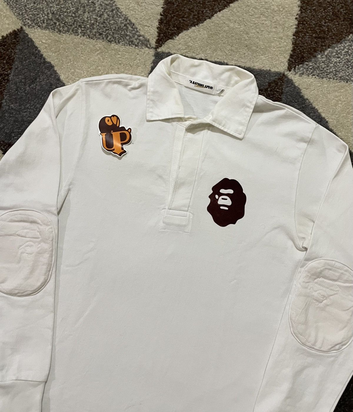 Bape Bape Rugby Polo Shirt Size US S / EU 44-46 / 1 - 2 Thumbnail