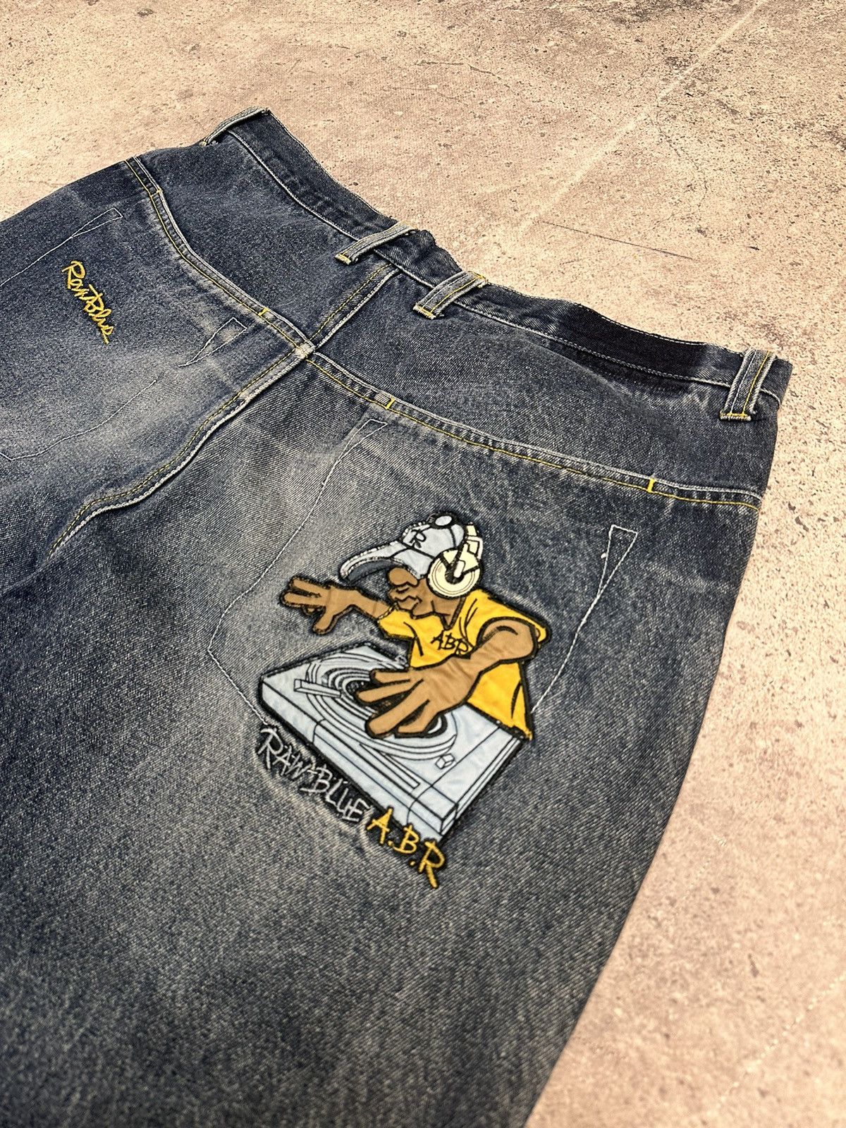 JNCO Vintage Baggy JNCO BONTAGE Ed Hardy style Y2K USA Sk8 Denim Size US 38 / EU 54 - 15 Thumbnail