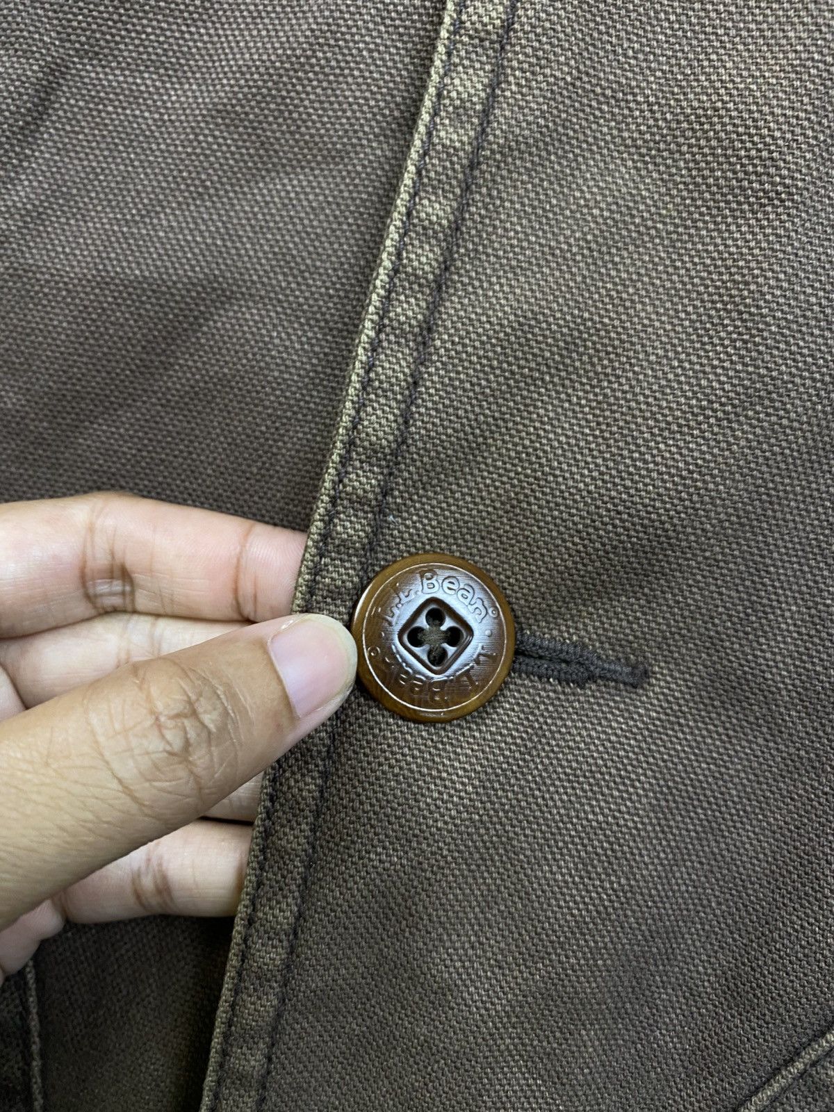 L.L. Bean 🔥RARE Vintage L.L.Bean Faded Workwear Chore Jacket Size US XL / EU 56 / 4 - 8 Thumbnail