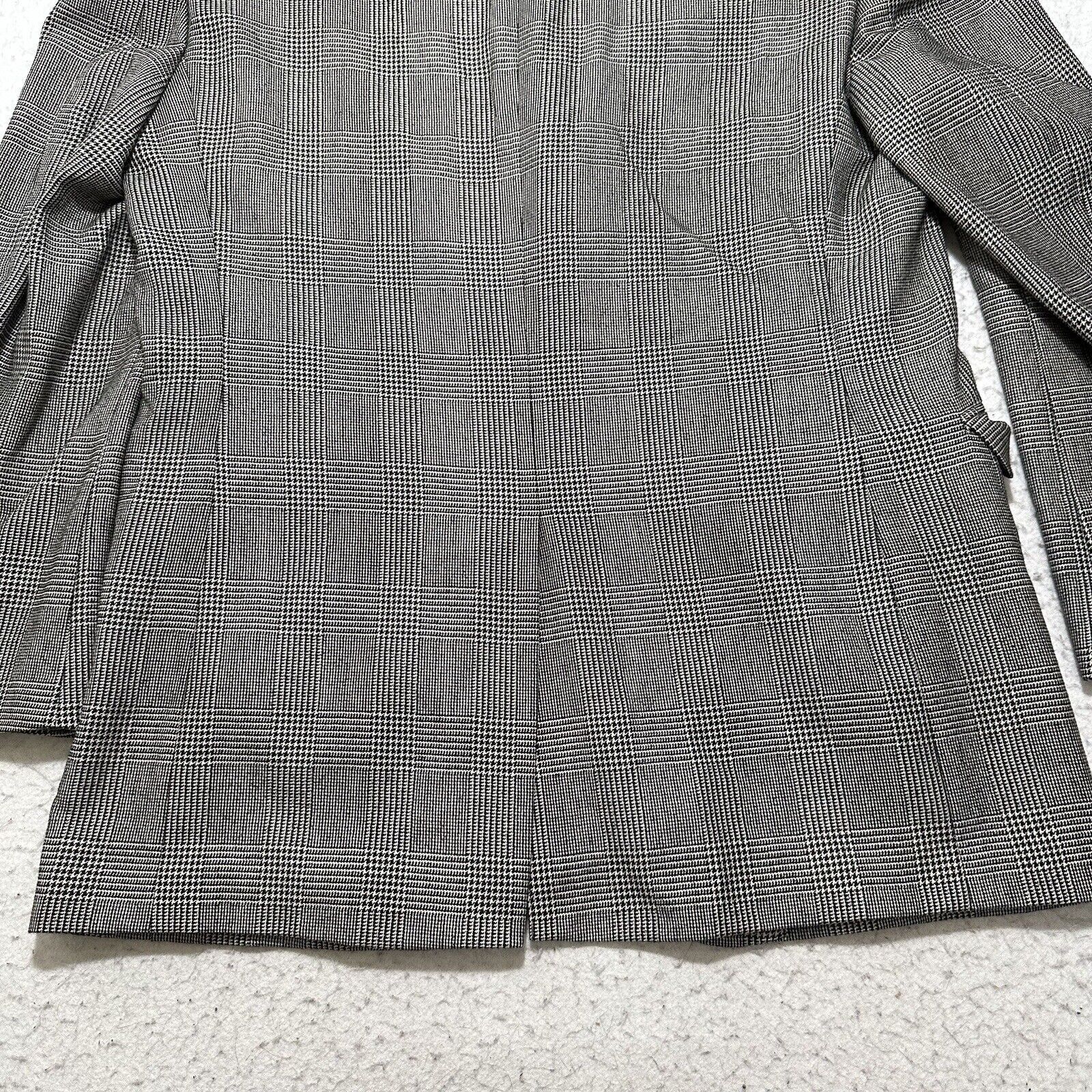 Jos. A. Bank Jos A Bank Men's 44L Silk Camel Hair Houndstooth Suit Jacket Size 44L - 11 Thumbnail