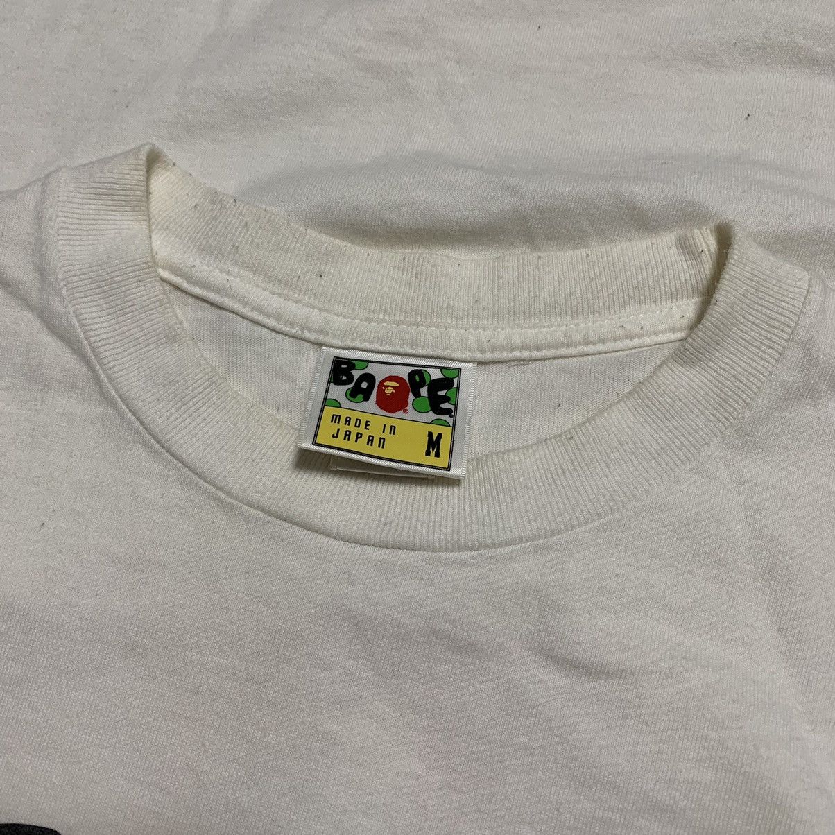 Bape Bape Medium Graphic White Tee A Bathing Ape Lukewarm Water Size US M / EU 48-50 / 2 - 5 Thumbnail