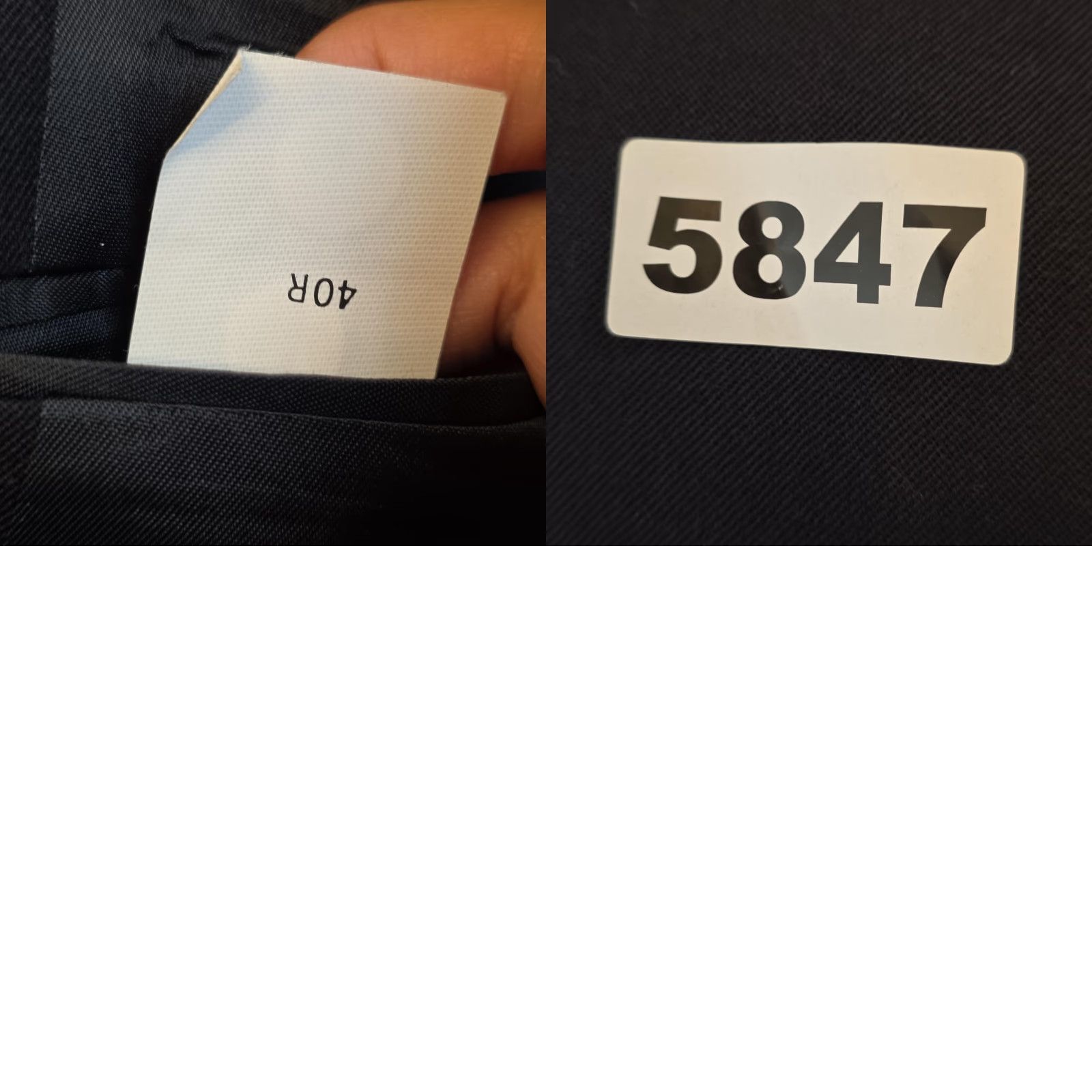 Oscar De La Renta Oscar de la Renta Suit Jacket Mens 40 Blue Classic Formal Colombia FLAWS Size 40R - 9 Thumbnail