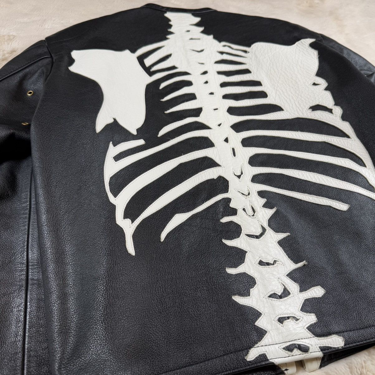 Supreme × Vanson Leathers Supreme Vanson Leather Bones Jacket Black Men’s M (FW17) Size US M / EU 48-50 / 2 - 6 Thumbnail