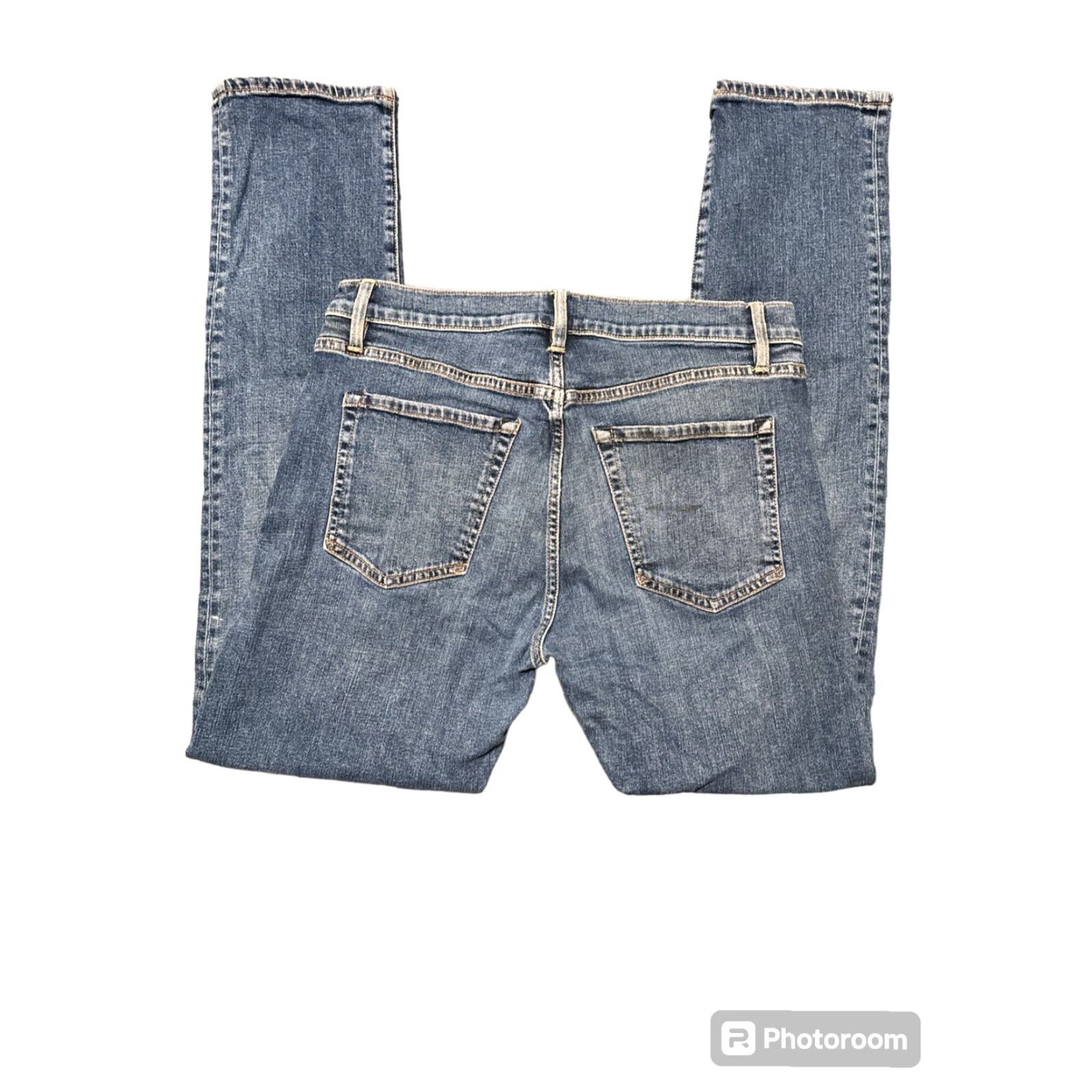 Flint And Tinder Flint and Tinder Jeans Men 32x32 Slim Blue Denim 5-Pocket Made in USA Stretch Pants Size US 32 / EU 48 - 6 Thumbnail