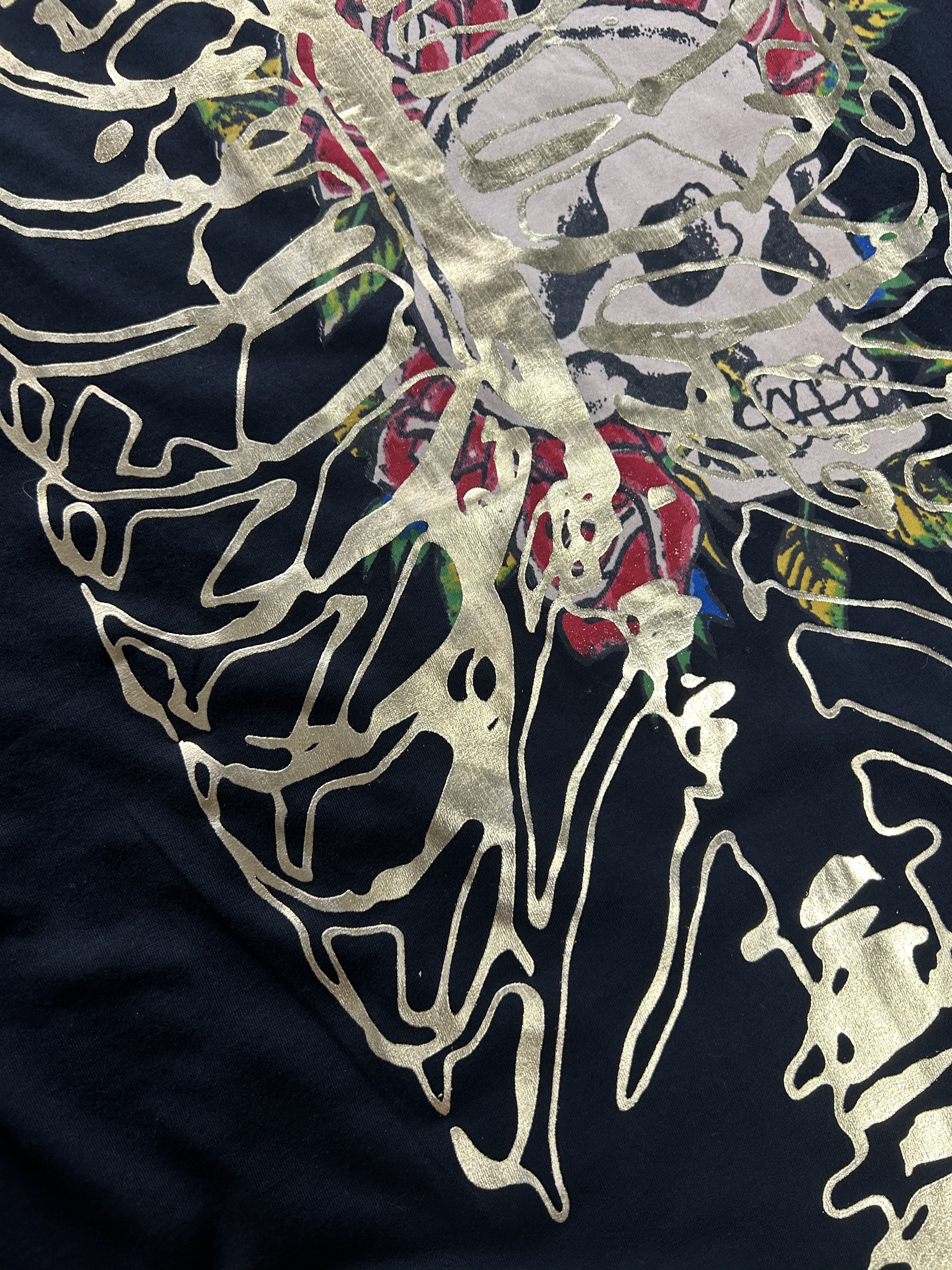 Ed Hardy Vintage Ed Hardy Skull Skeleton Print Black T-Shirt Medium Size US M / EU 48-50 / 2 - 4 Thumbnail