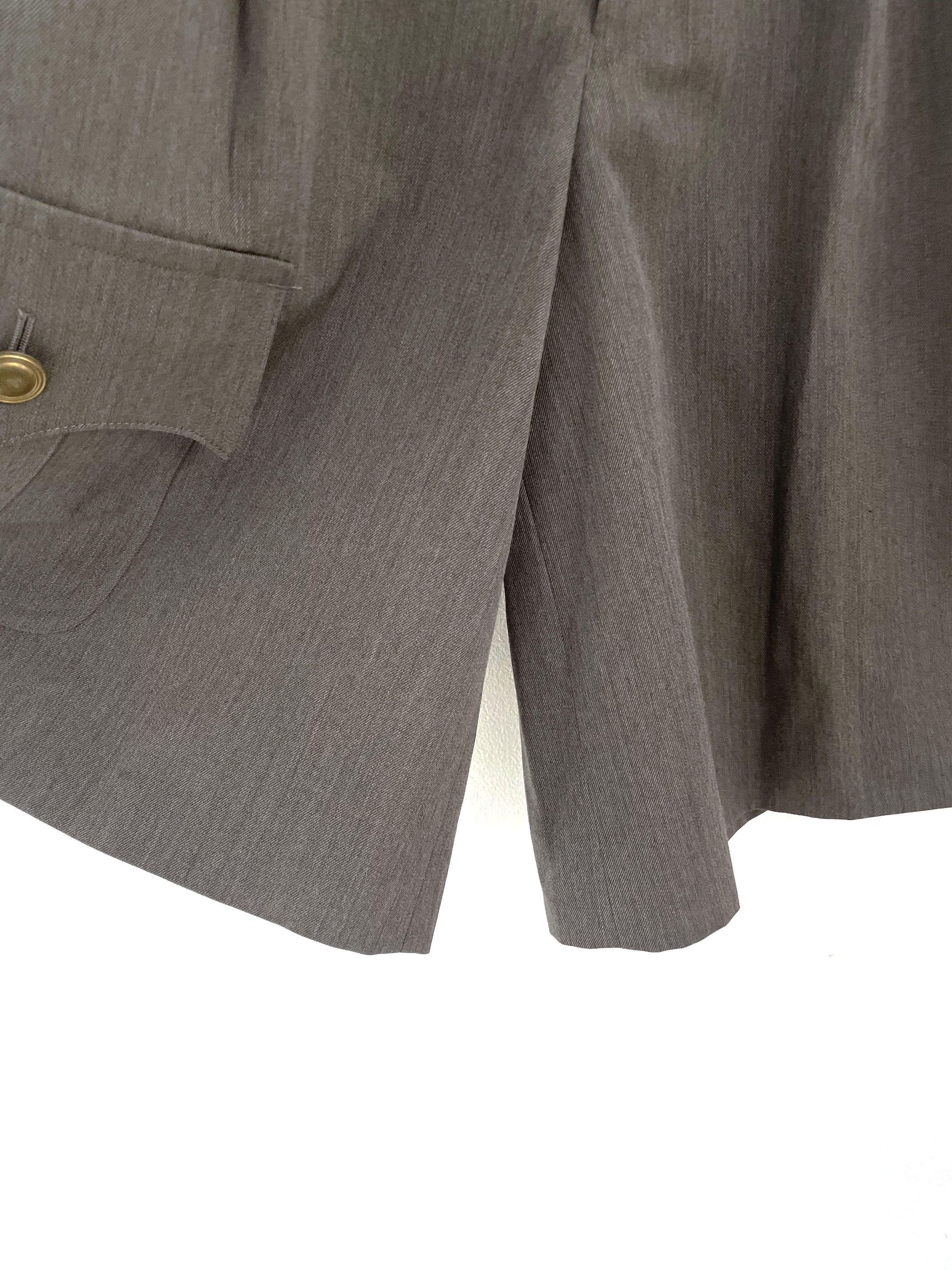 Comme des Garcons Homme Plus 2014 Wide Wool Shorts Size US 30 / EU 46 - 6 Thumbnail