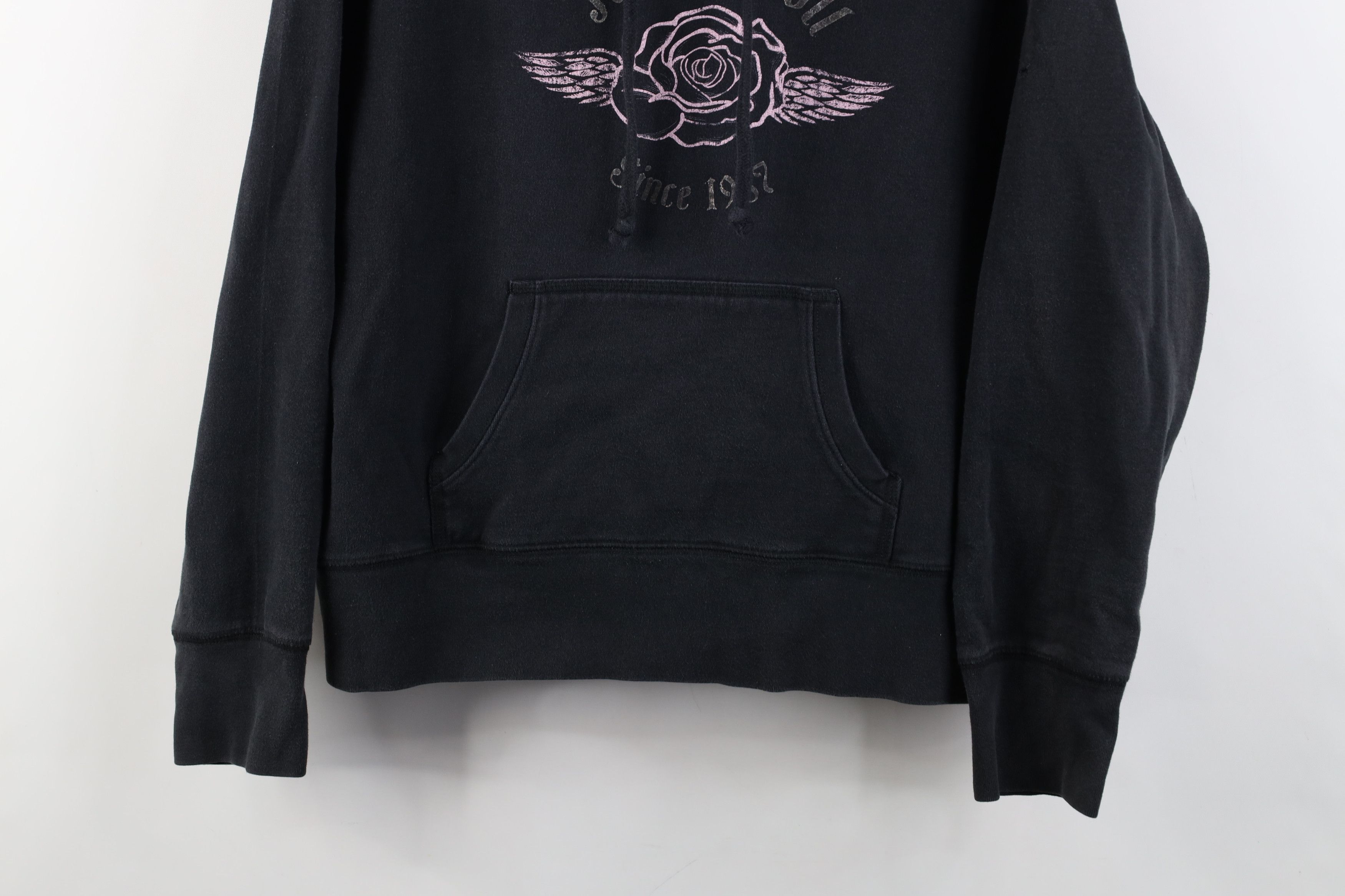 Aeropostale Vintage Y2K Aeropostale Cropped Rose Rock & Roll Hoodie Size XL / US 12-14 / IT 48-50 - 3 Thumbnail