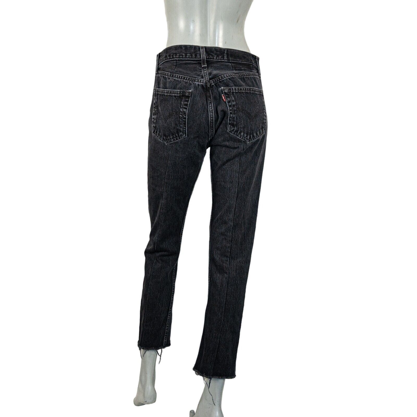 Reformation REFORMATION x Levi's Raw ankle crop high rise Denim Jeans Size 28" / US 6 / IT 42 - 4 Thumbnail