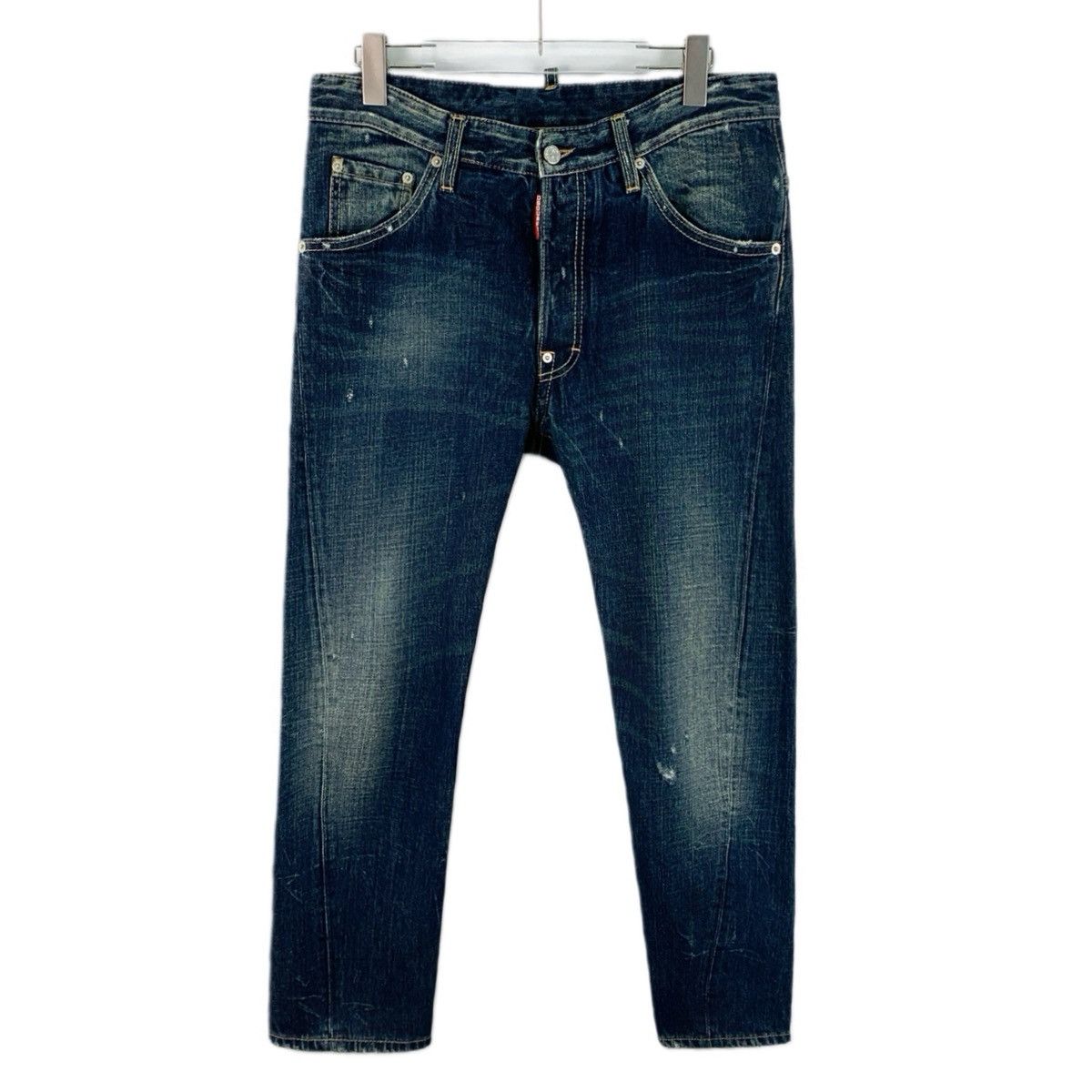 Dsquared2 Dsquared2 Washed Distressed Ripped Cotton Denim Pants K26WX Size 28" / US 6 / IT 42 - 1 Thumbnail