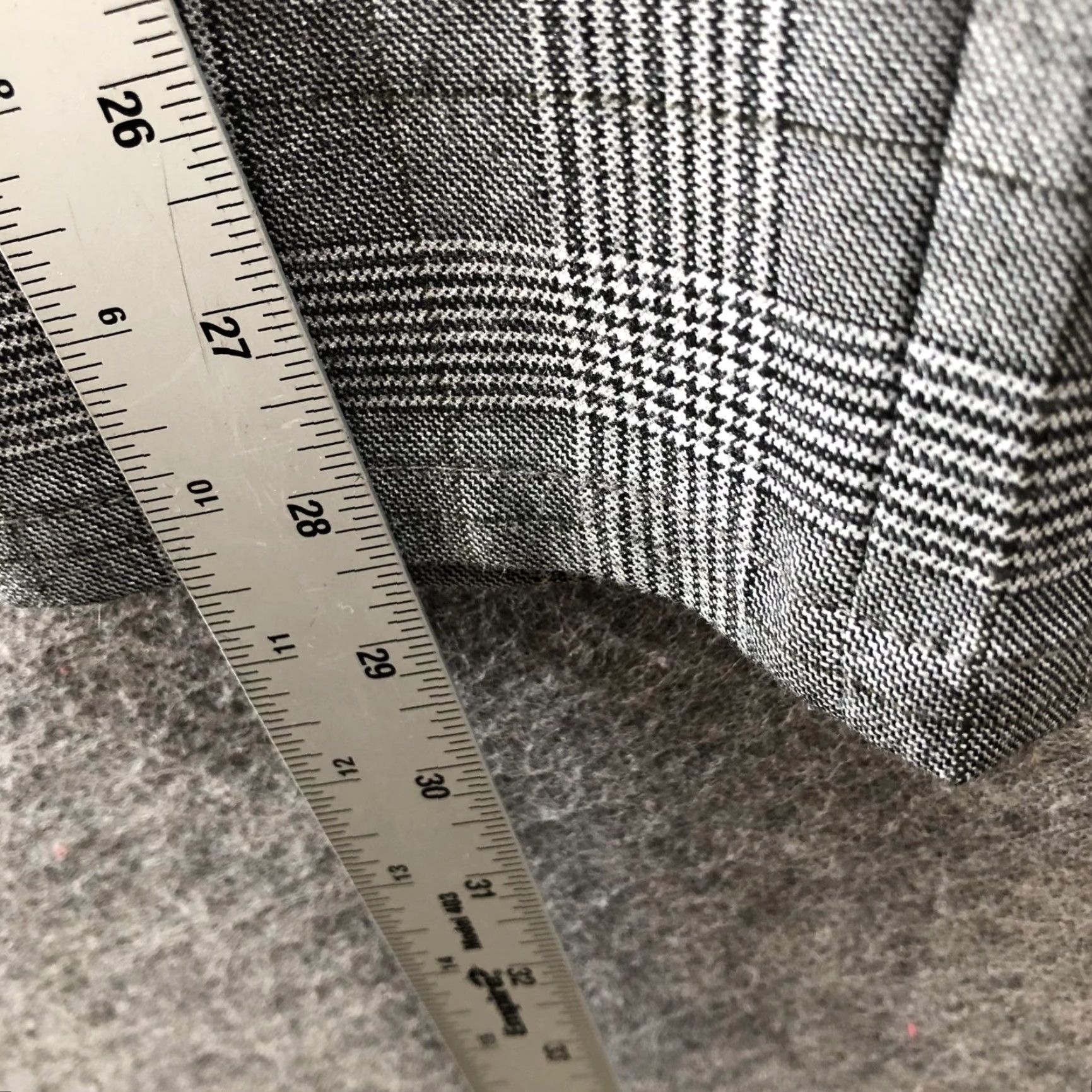 Zara Zara Slim Fit Stretch Pants Mens XS Gray Plaid Trouser Size US 27 - 7 Thumbnail