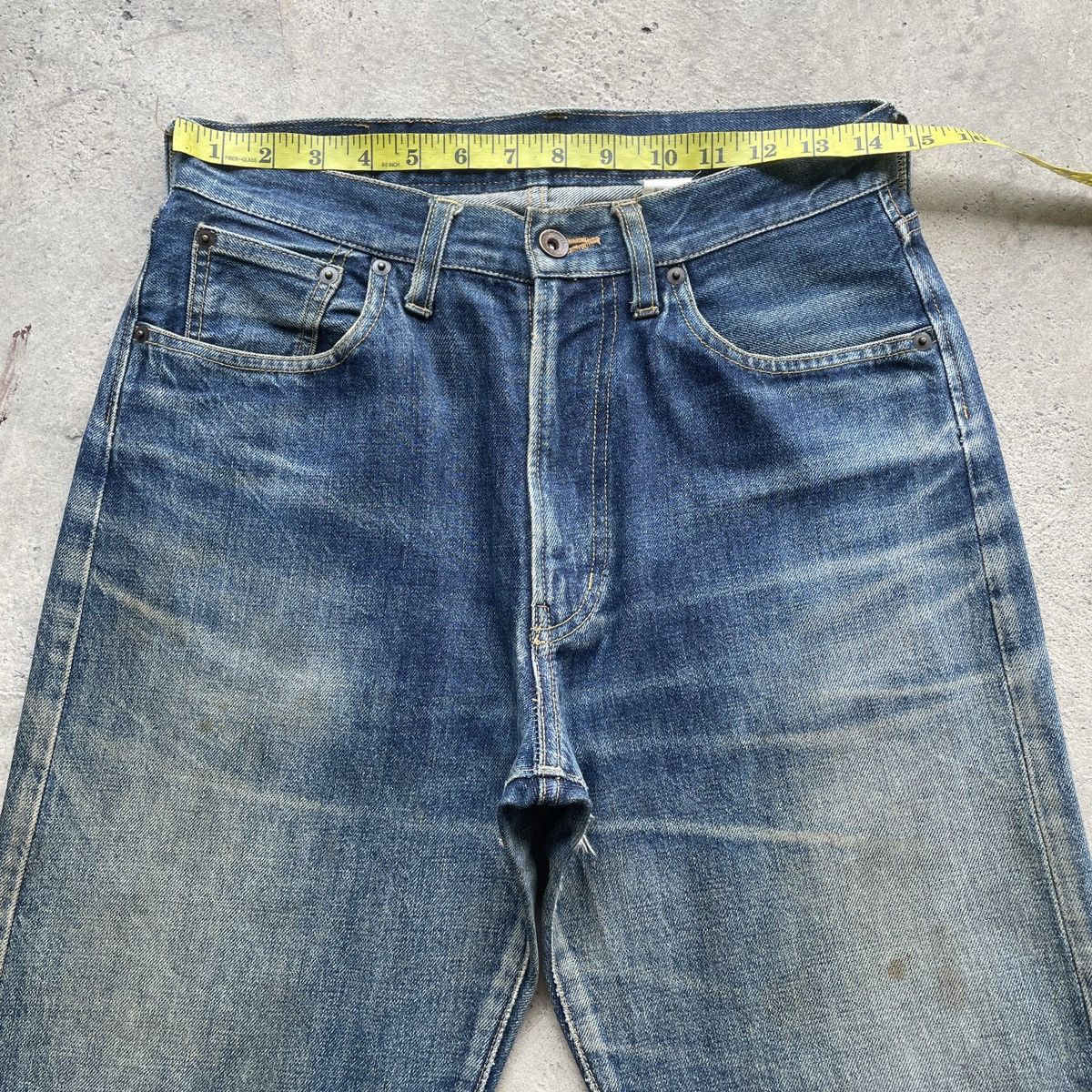 Japanese Brand W29x33 Vintage Japanese MudWash Jeans Faded Denim Pants Size US 29 - 5 Thumbnail