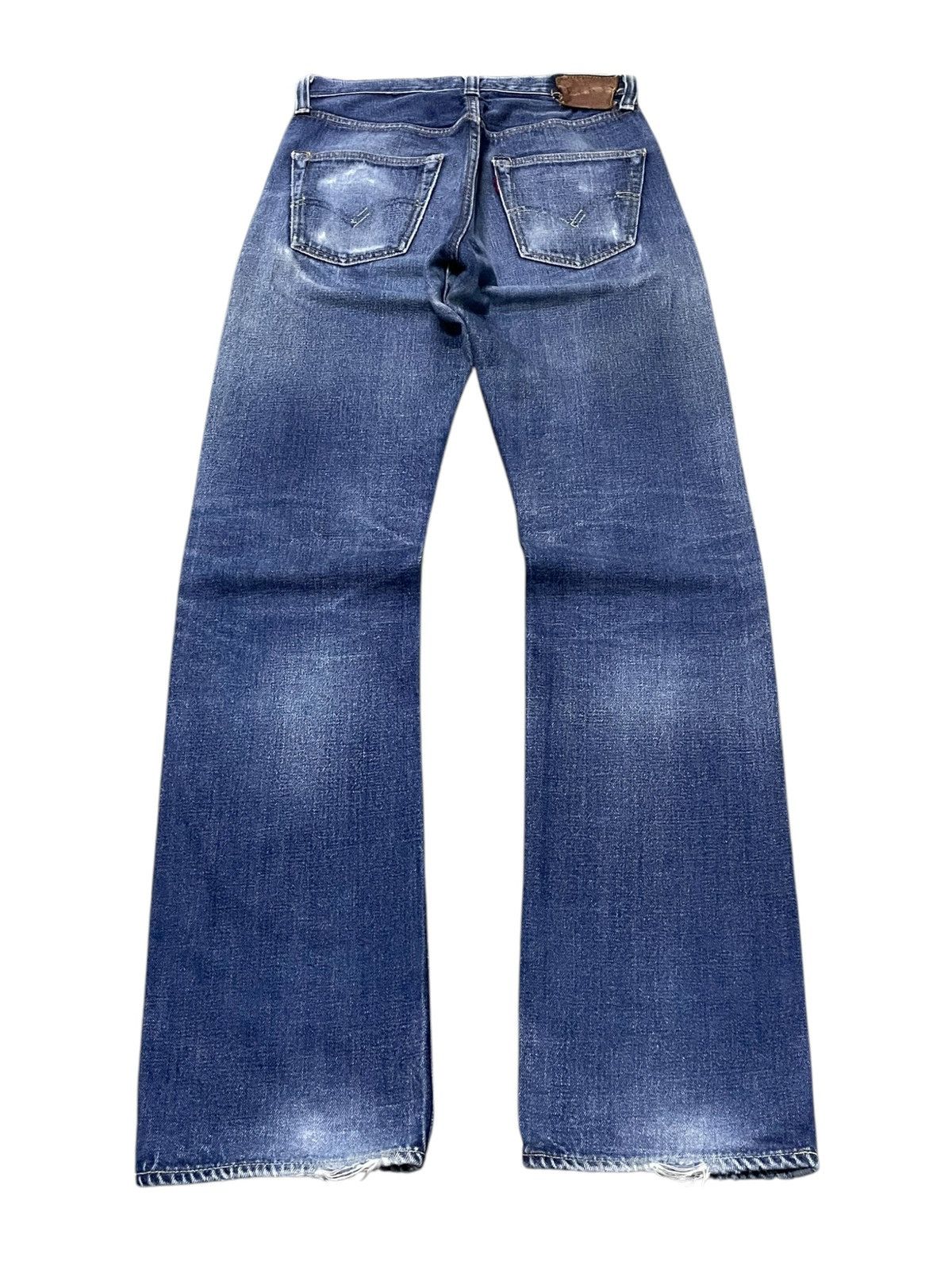 LVC × Levi's × Vintage Vintage Levis Big E 501 LVC 40s Jerky Tabs Selvedge Jeans Size US 30 / EU 46 - 3 Thumbnail